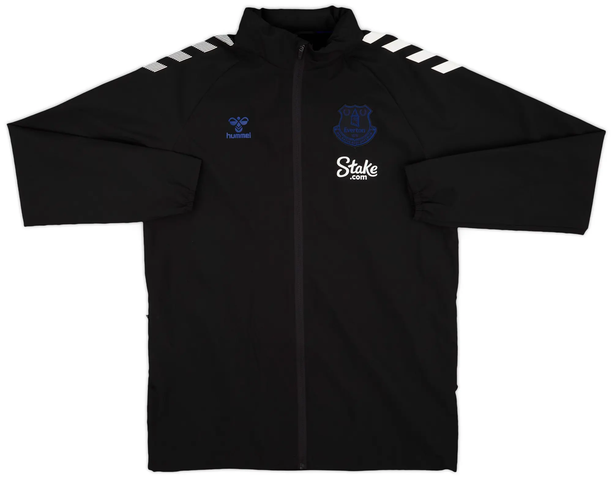 2022-23 Everton Hummel Hooded Rain Jacket - 9/10 - (M)