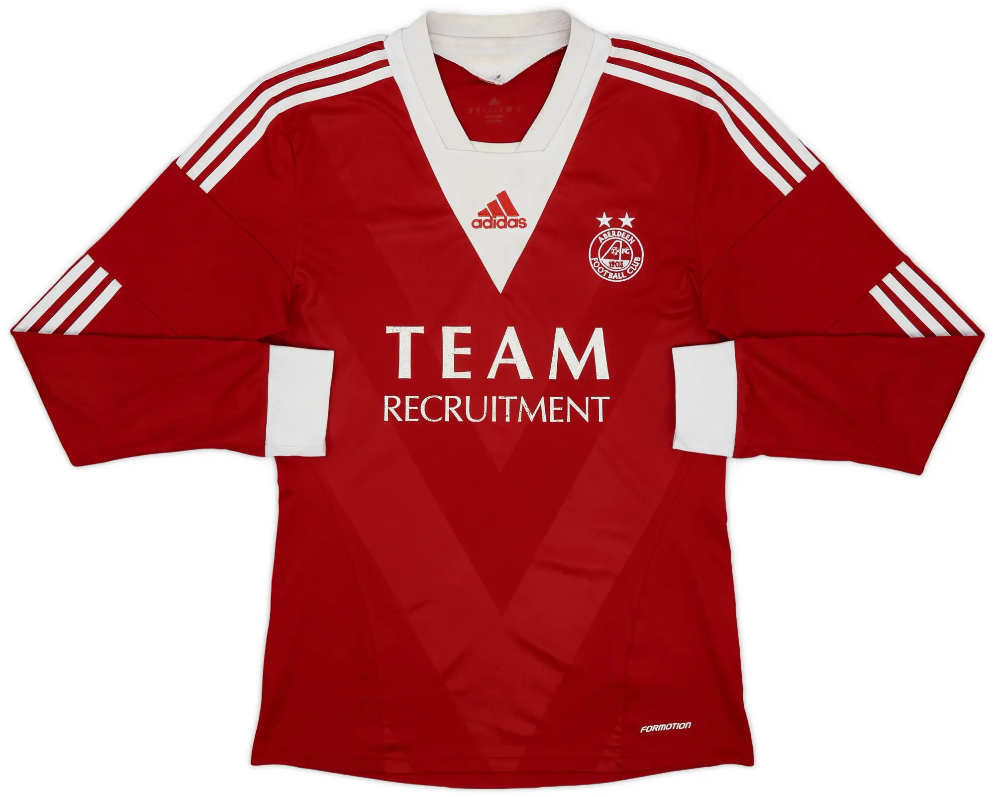 adidas 2013-14 Aberdeen Home L/S Shirt - 5/10 - (M)
