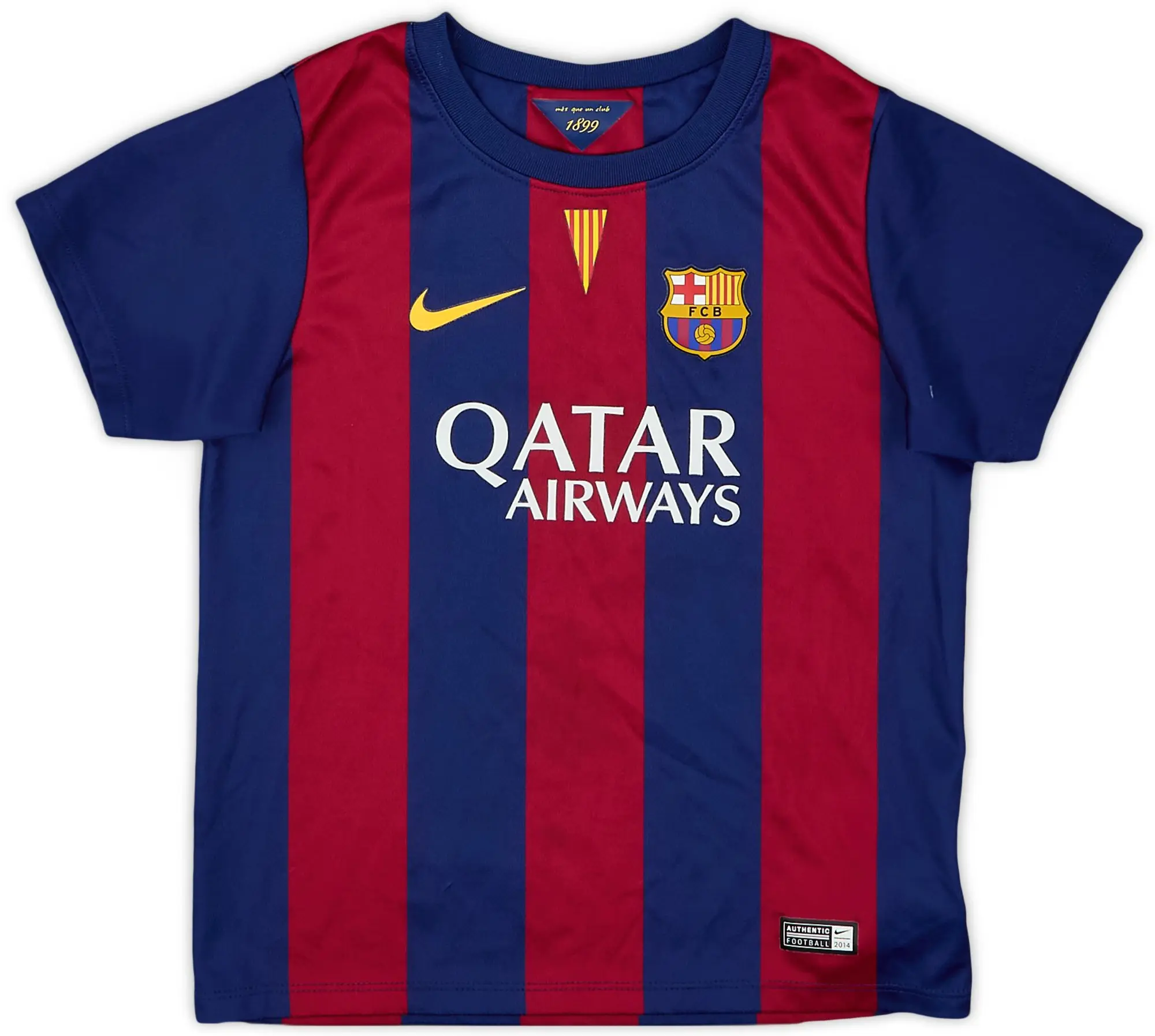 Nike 2014-15 Barcelona Home Shirt - 8/10 - (5-6 Years)