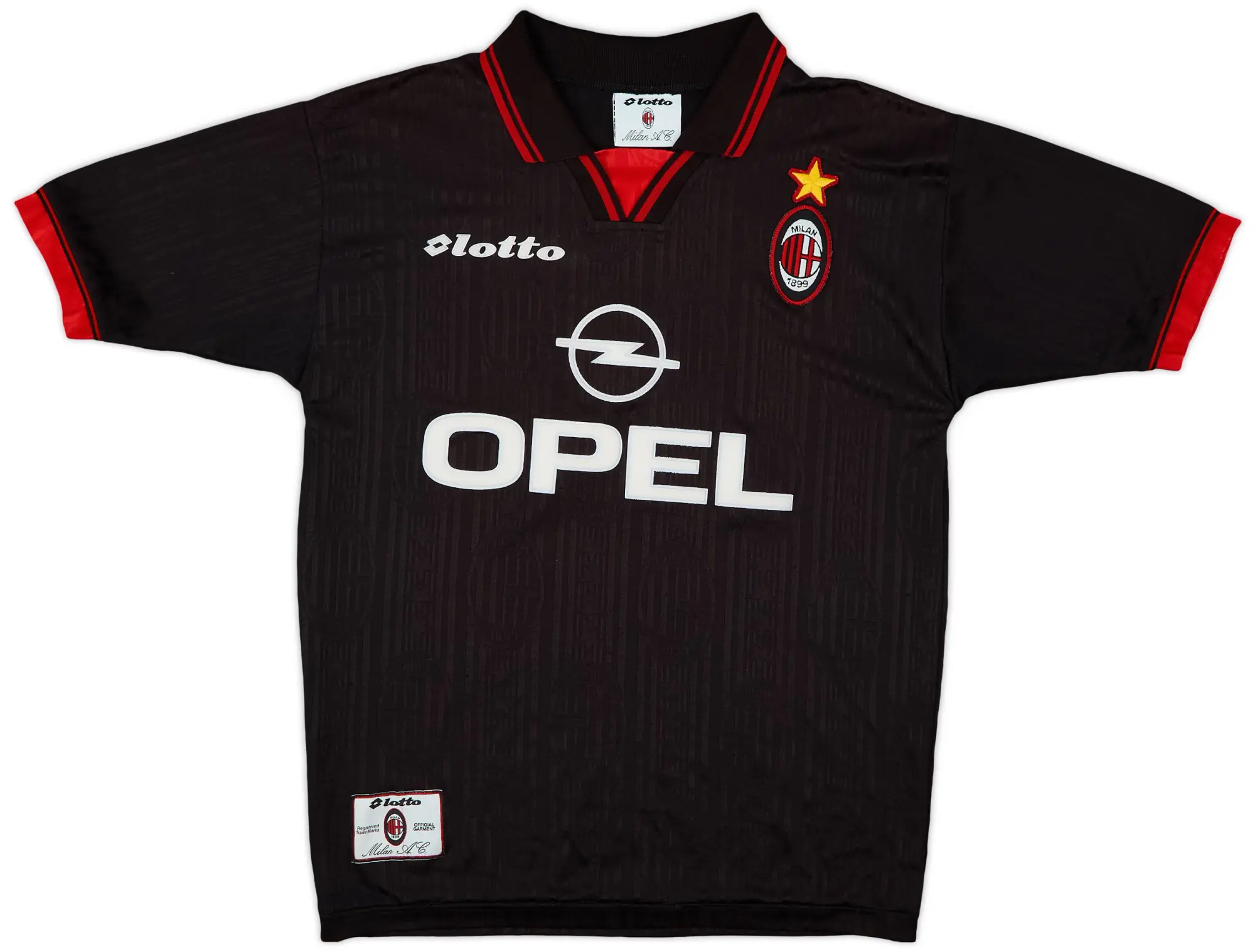 Lotto 1997-98 AC Milan Third Shirt - 9/10 - (M)
