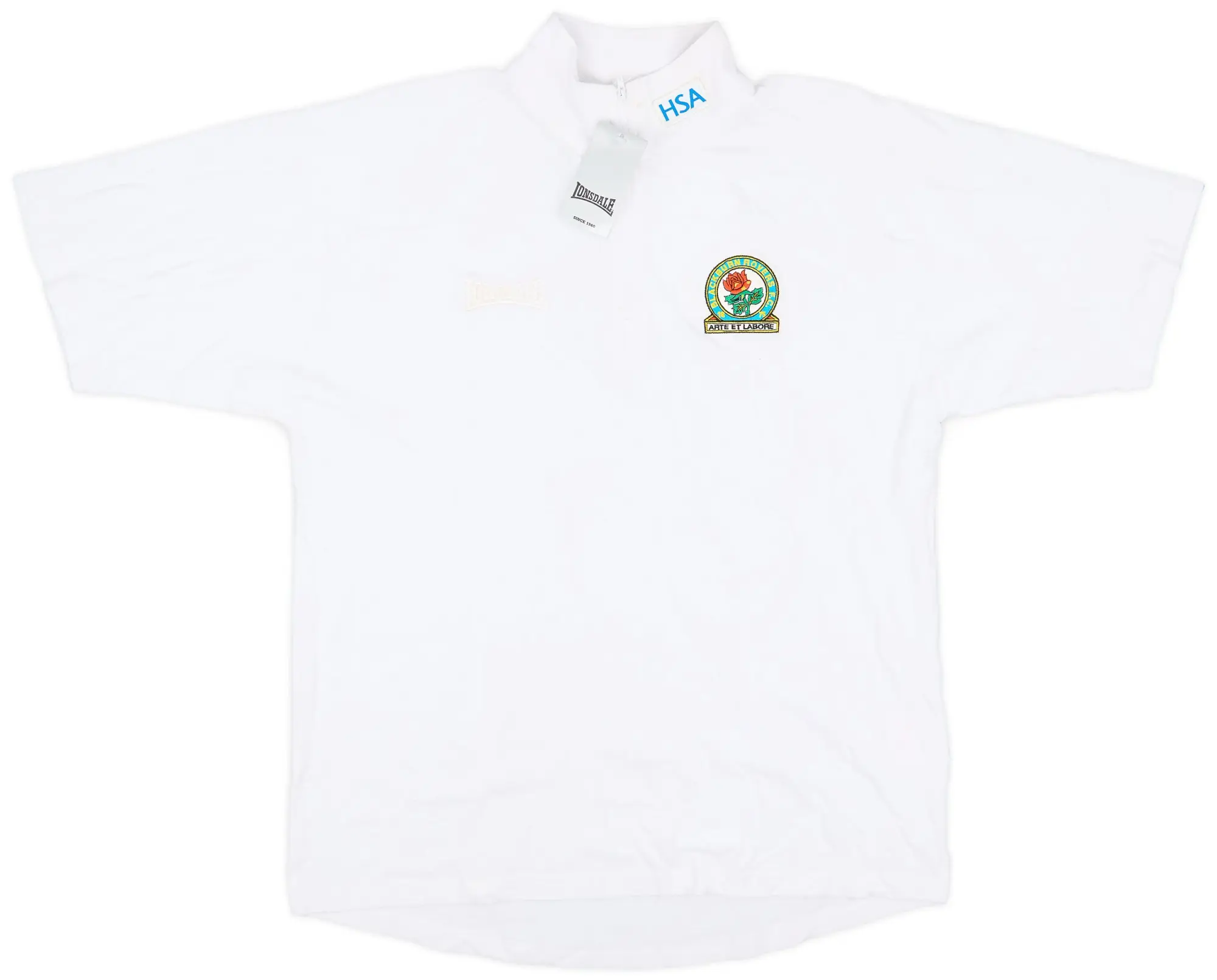 Polo Shirts 2004-05 Blackburn Lonsdale Sample 1/4 Zip Polo Shirt (L)