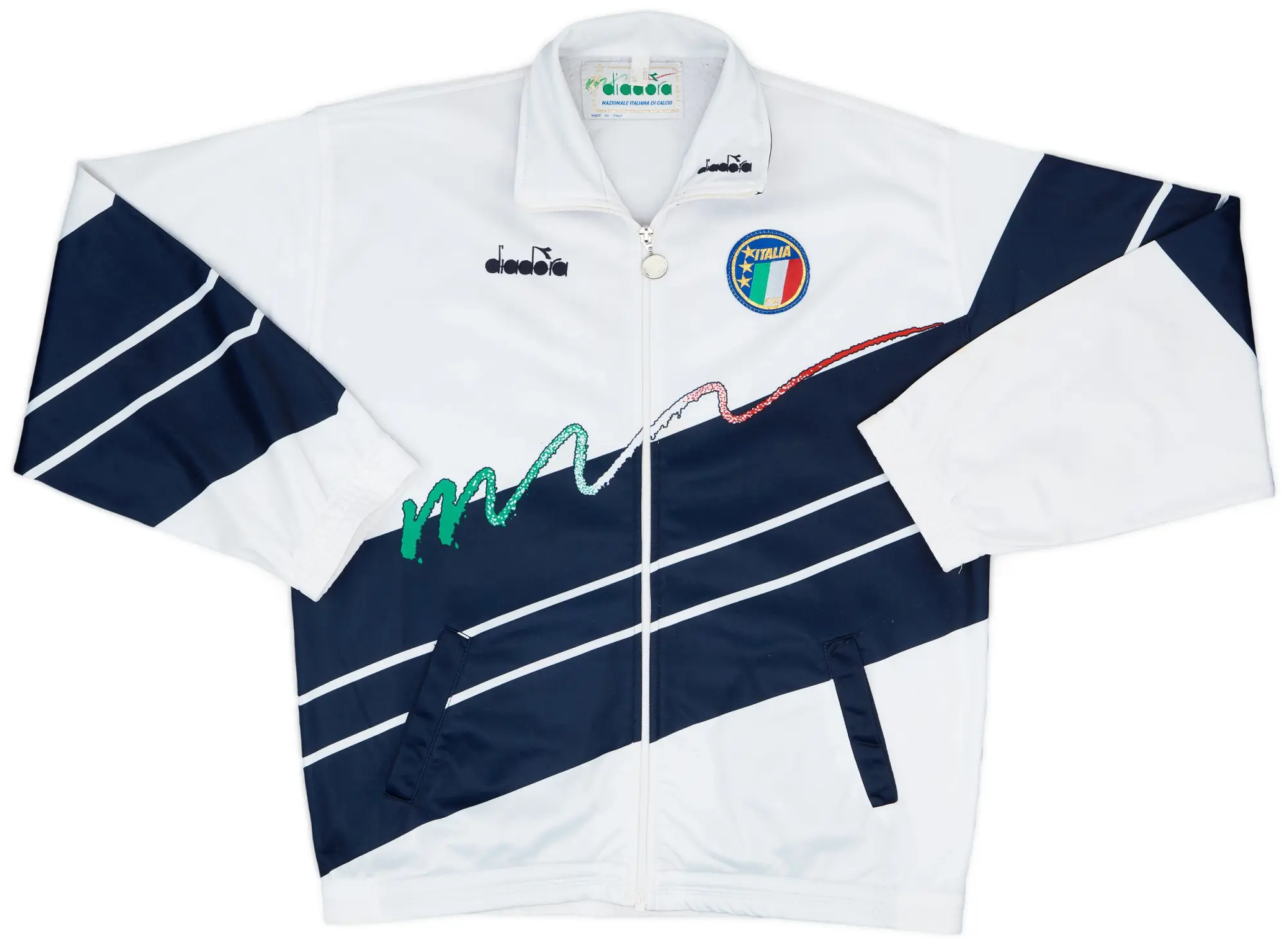 1990 Italy Diadora Track Jacket - 6/10 - (XL)