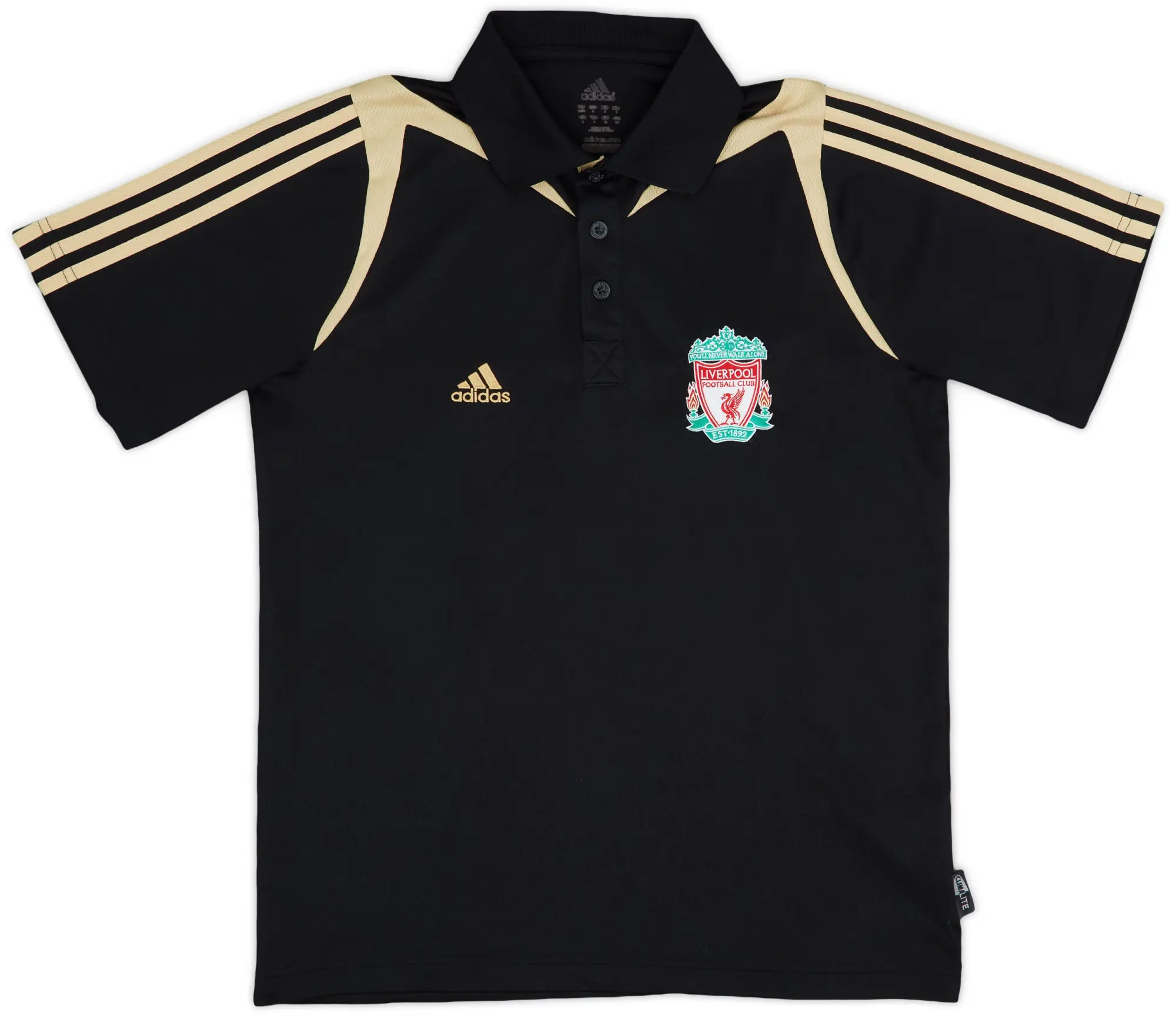 2008-09 Liverpool adidas Polo Shirt - 8/10 - (S)