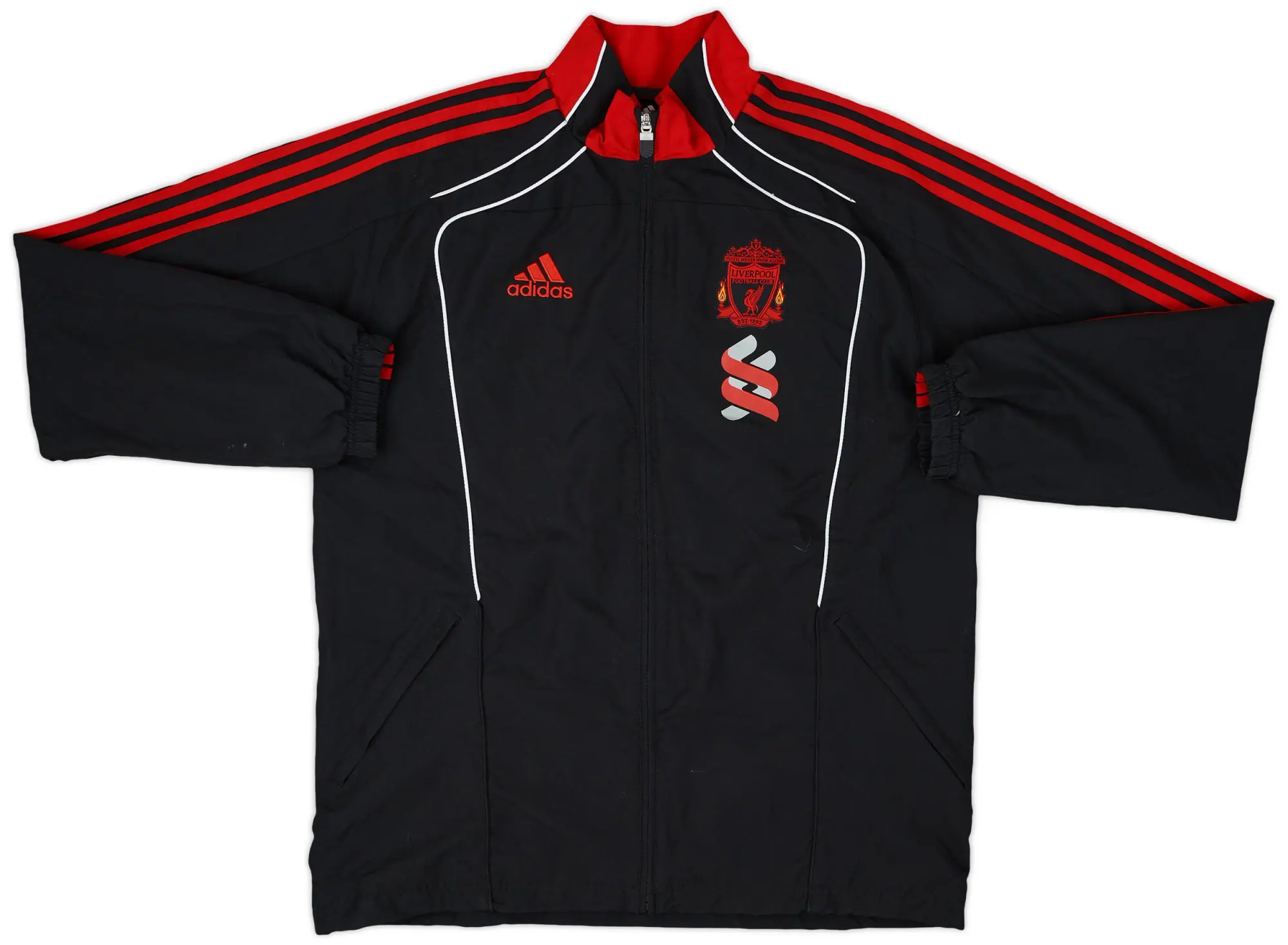 2010-11 Liverpool adidas Track Jacket - 7/10 - (L)