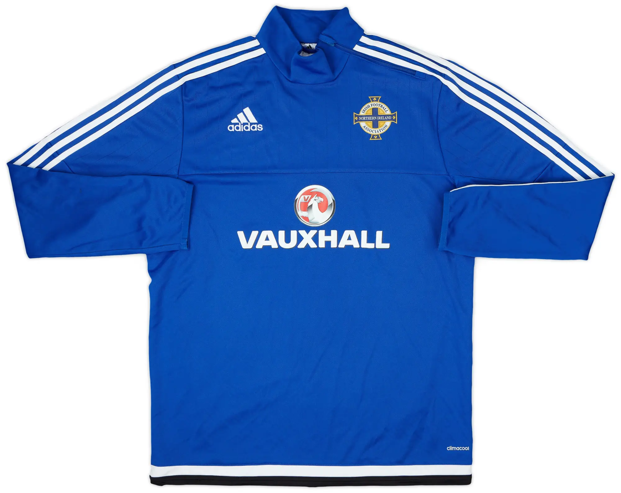 2016-17 Northern Ireland adidas 1/4 Zip Drill Top - 9/10 - (L)