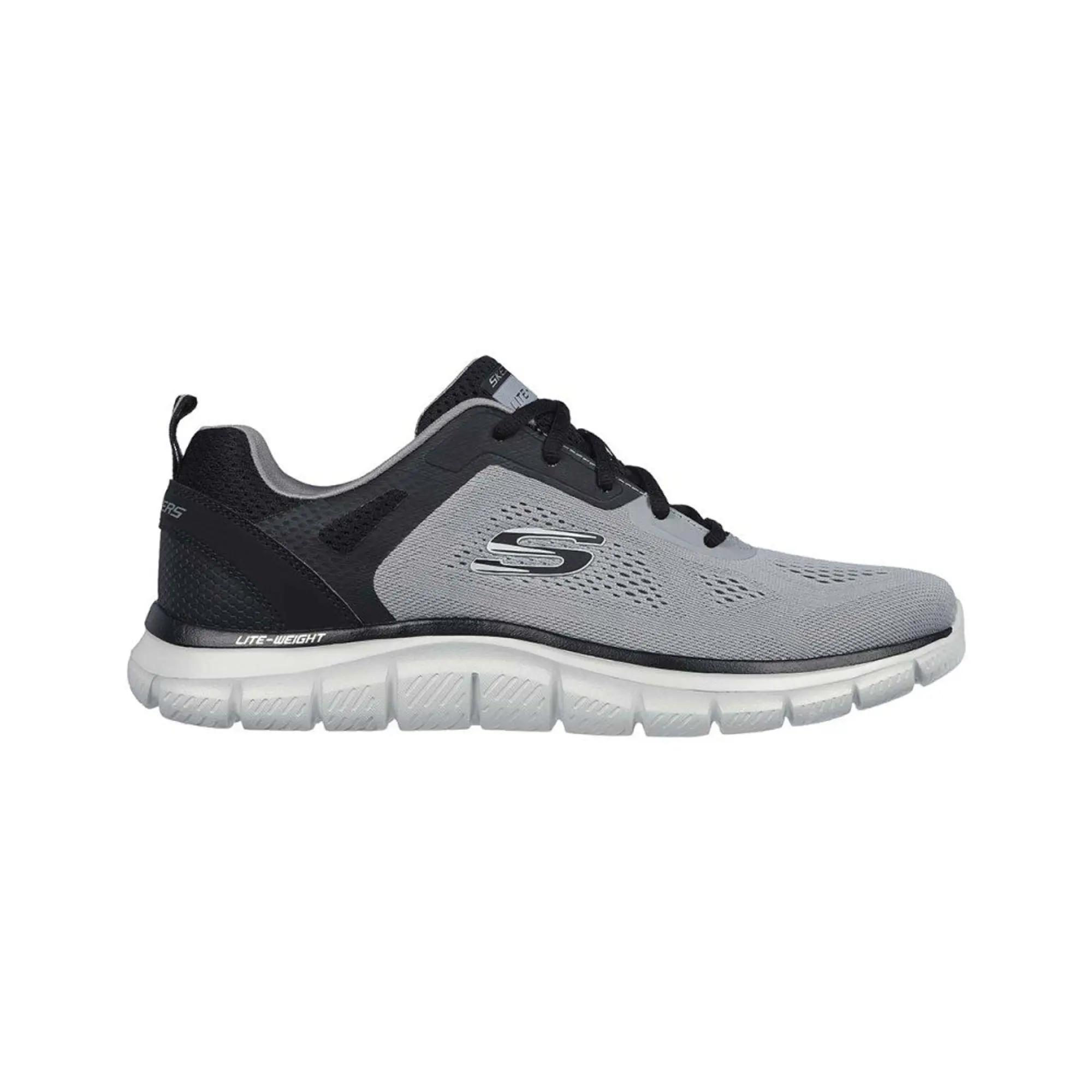 Skechers Men's Track - Broader Sneaker in Gray/Black