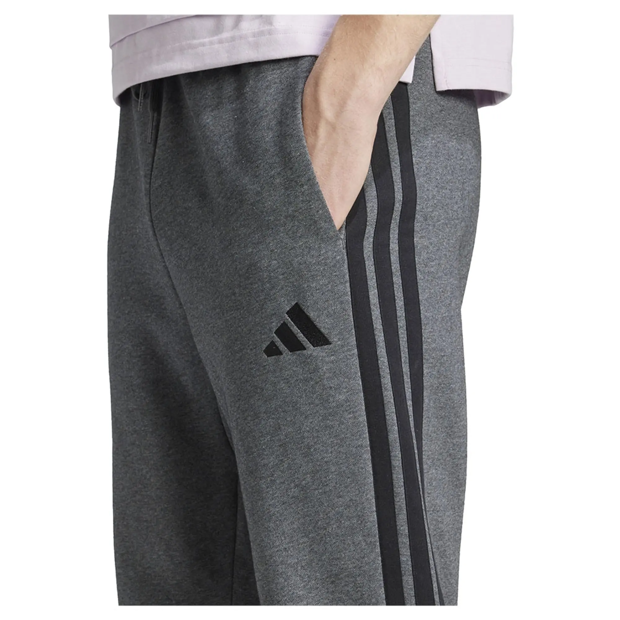 Adidas Essentials 3 Stripes Fleece Joggers