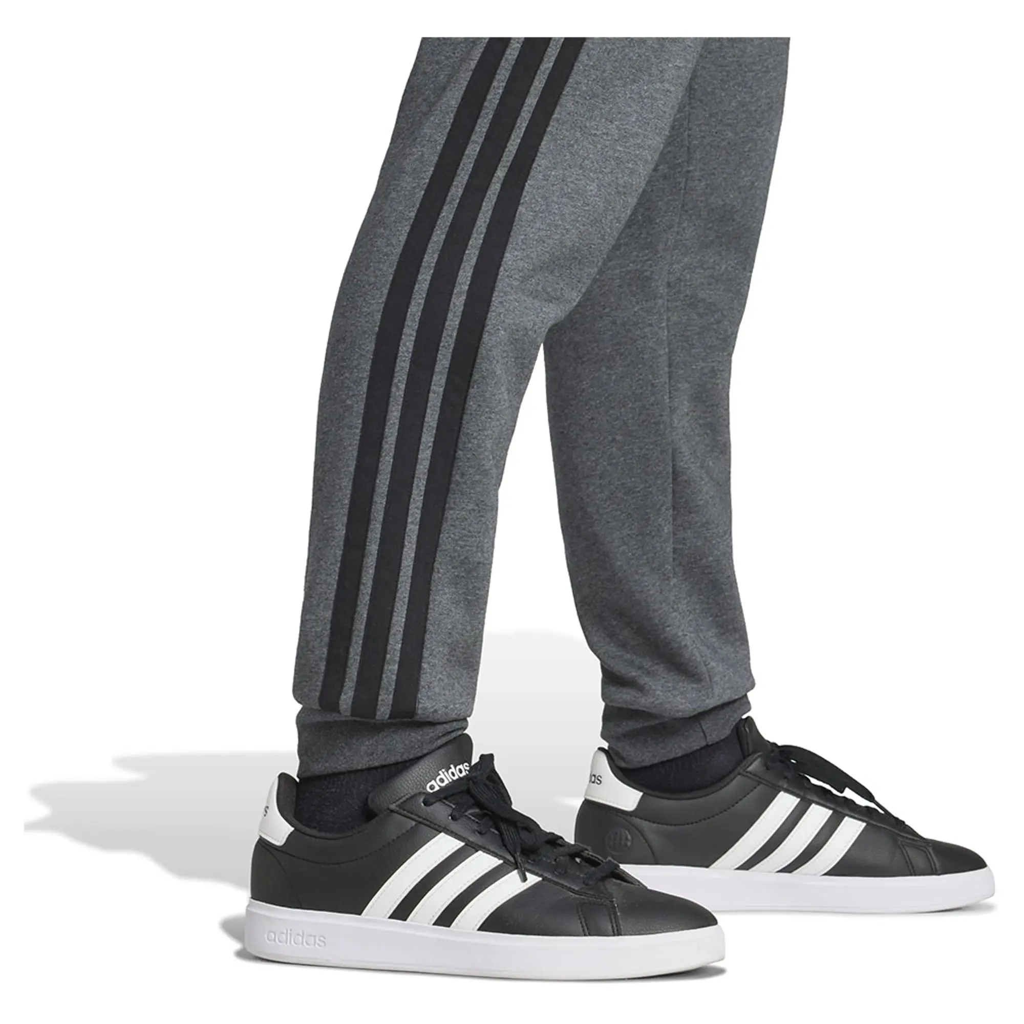 Adidas Essentials 3 Stripes Fleece Joggers