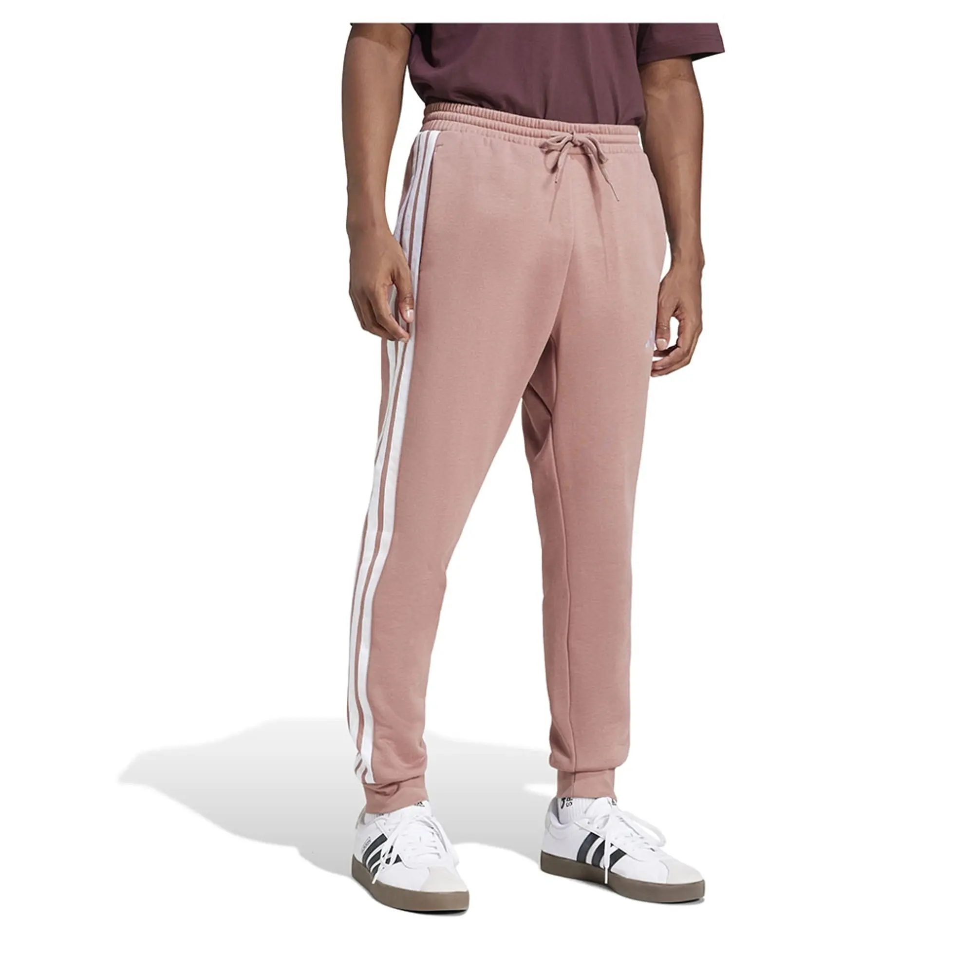 Adidas Essentials 3 Stripes Fleece Joggers