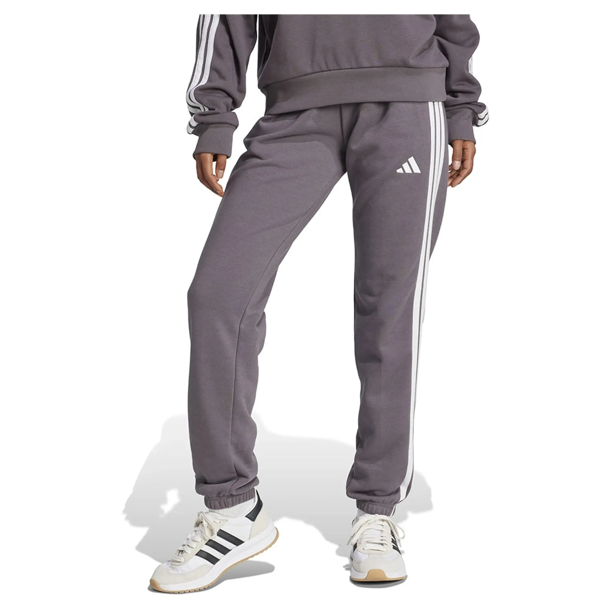 Adidas Essentials 3 Stripes French Terry Cuffed Joggers