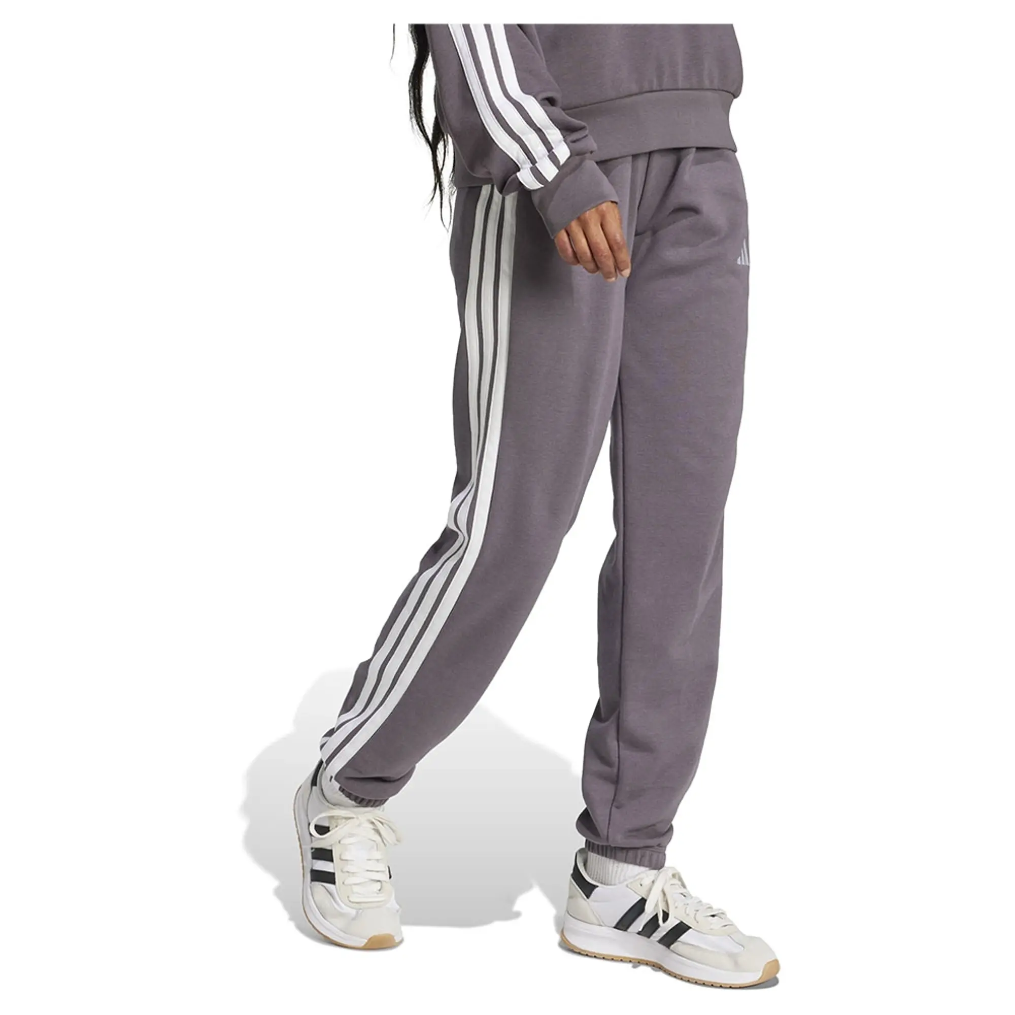 Adidas Essentials 3 Stripes French Terry Cuffed Joggers