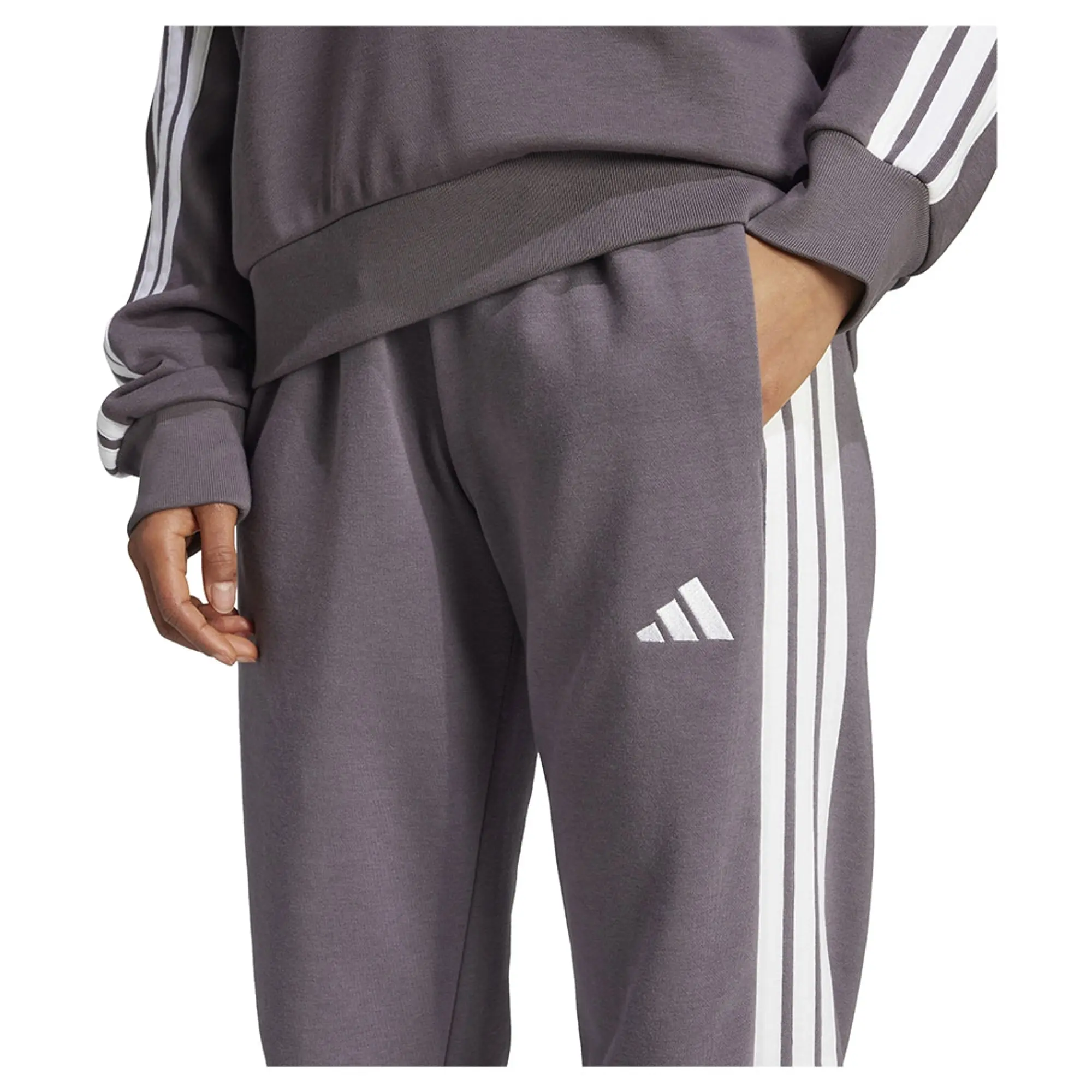 Adidas Essentials 3 Stripes French Terry Cuffed Joggers