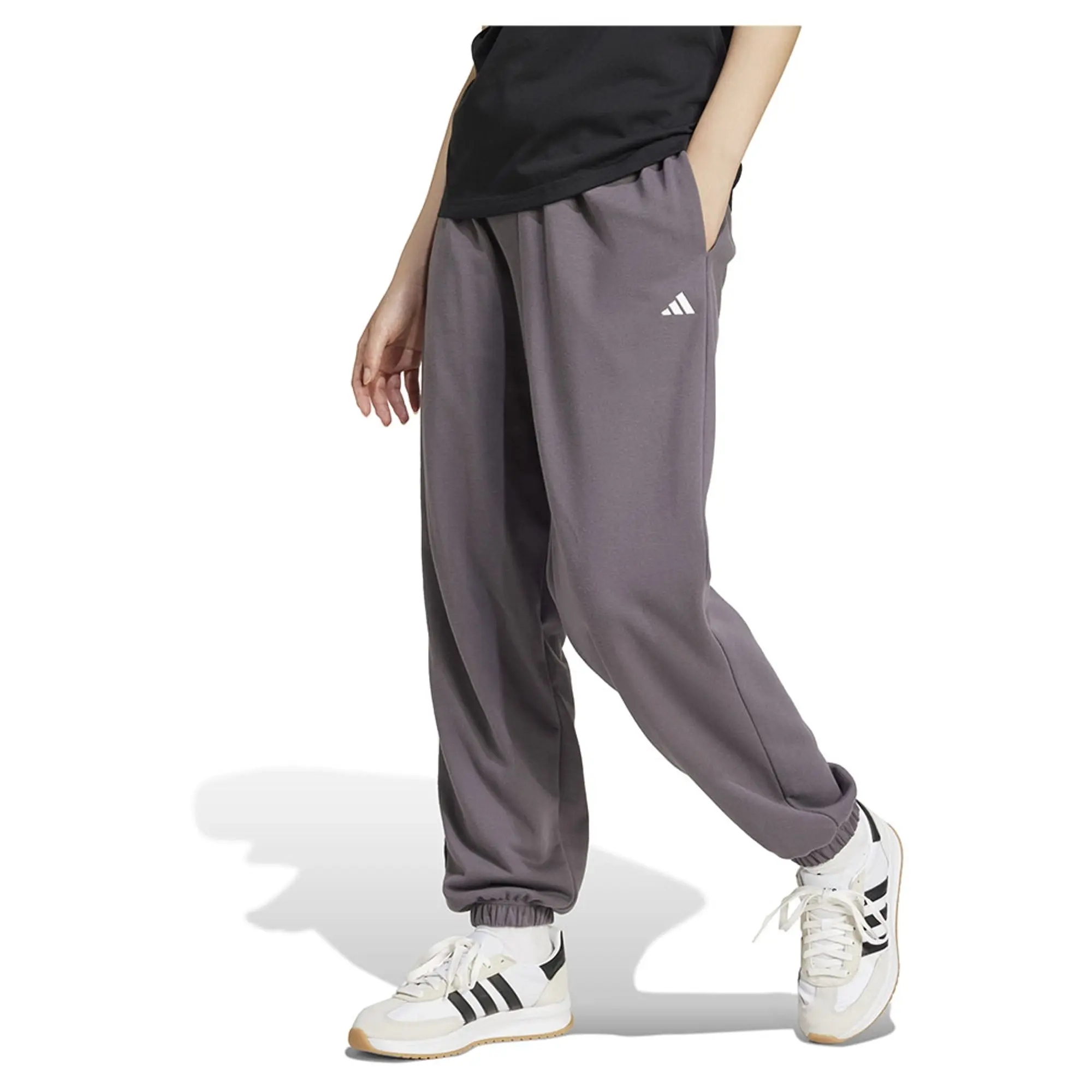 Adidas Essentials Small Logo French Terry Cuffed Joggers