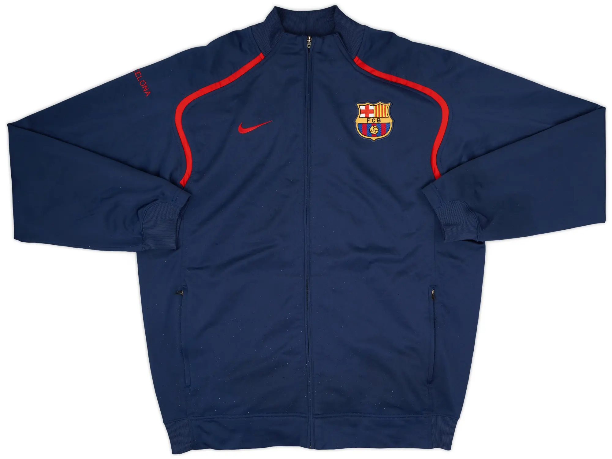 2006-07 Barcelona Nike Track Jacket - 8/10 - (XL)