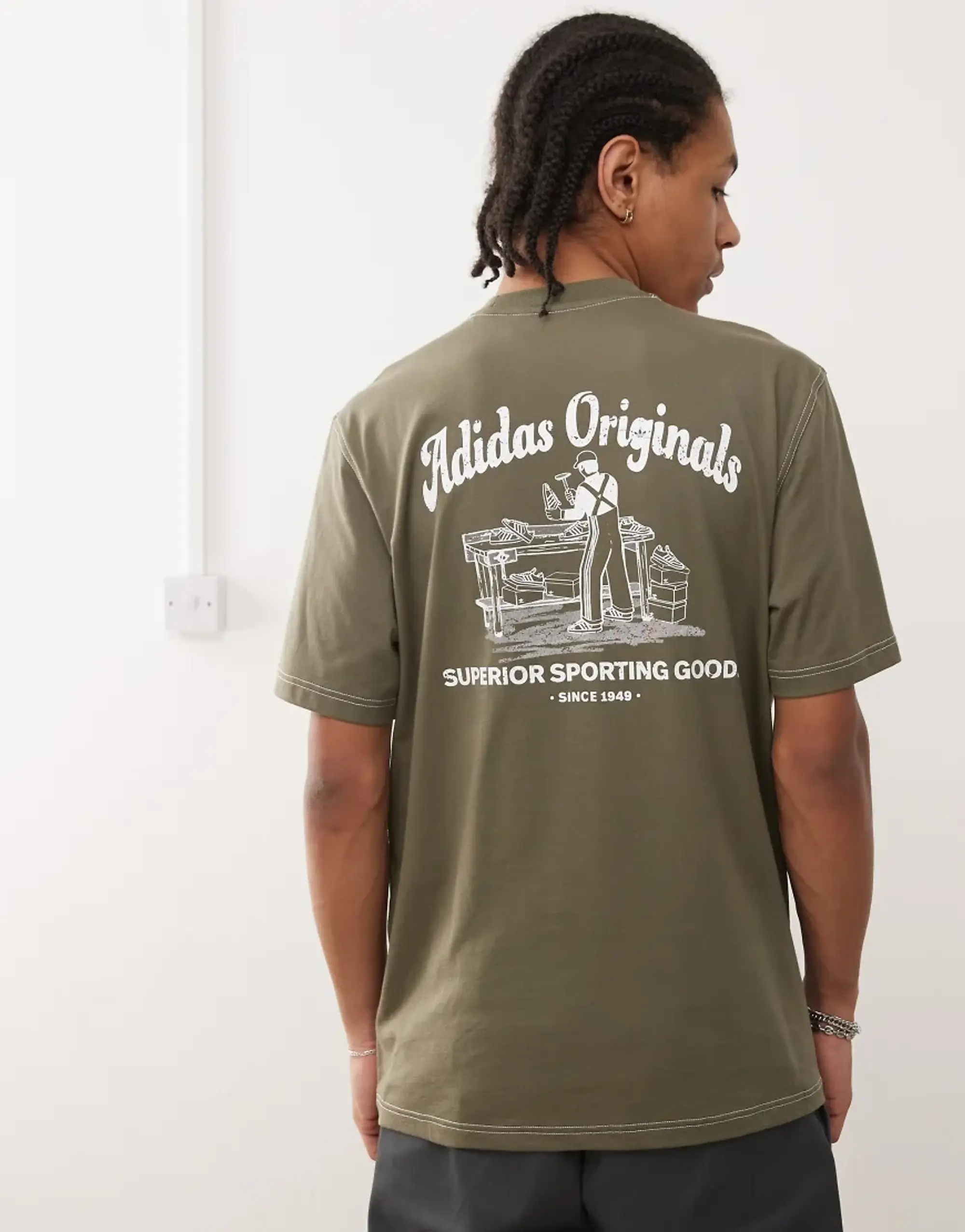adidas Originals Wabash T-Shirt, Green