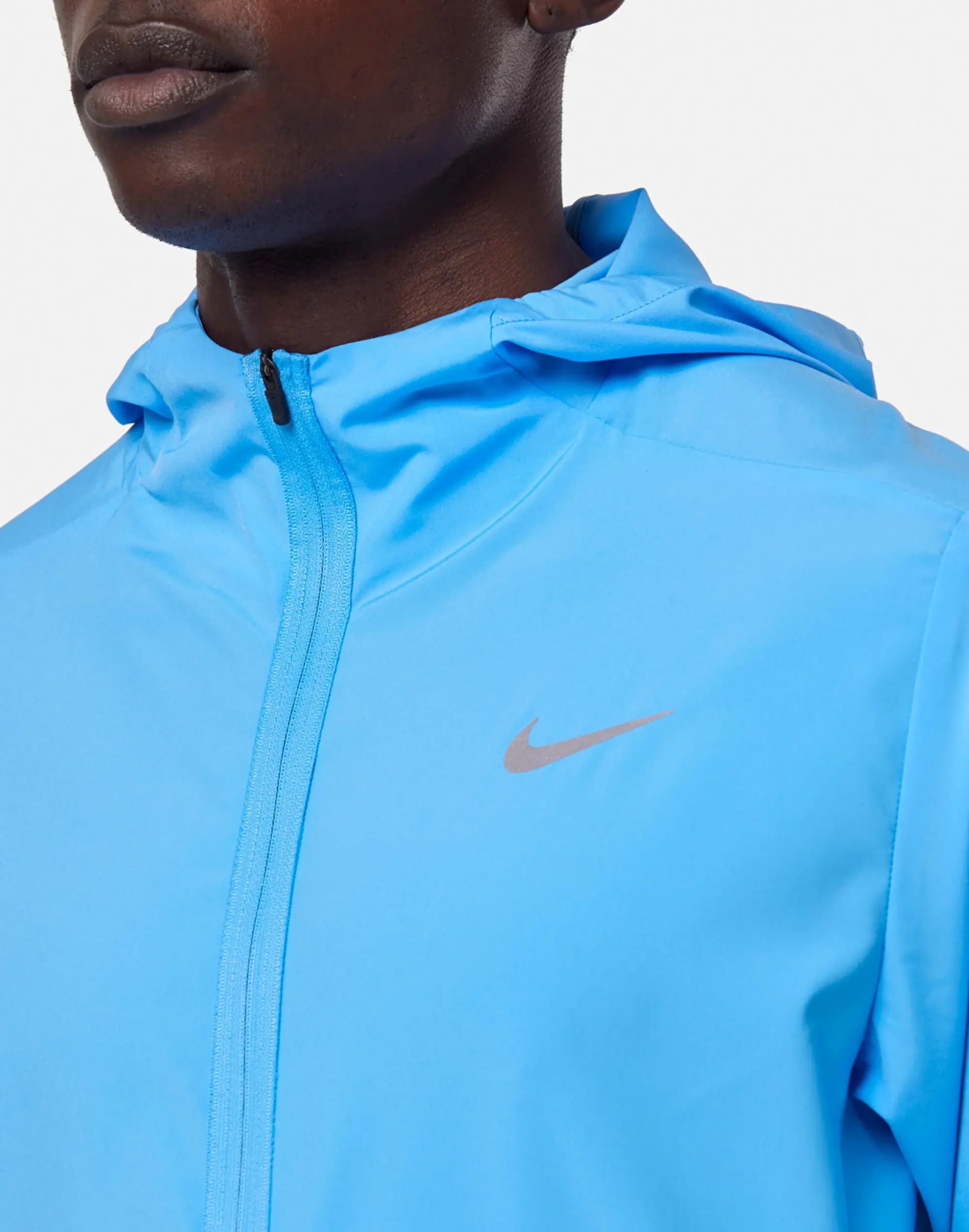 Men's Nike Form Woven Jacket in Blue/Silver