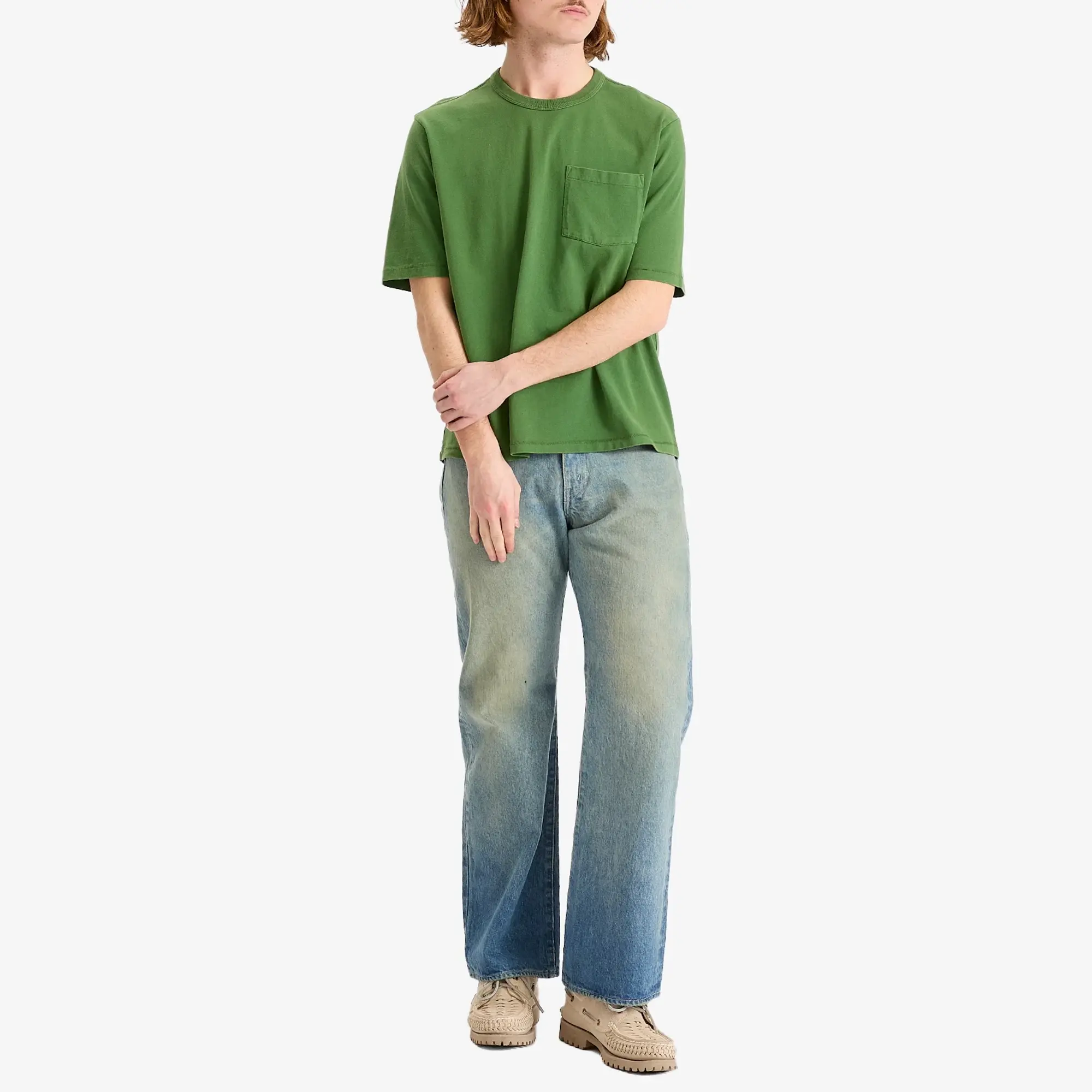 Corridor Men's Garment Dye T-Shirt Green