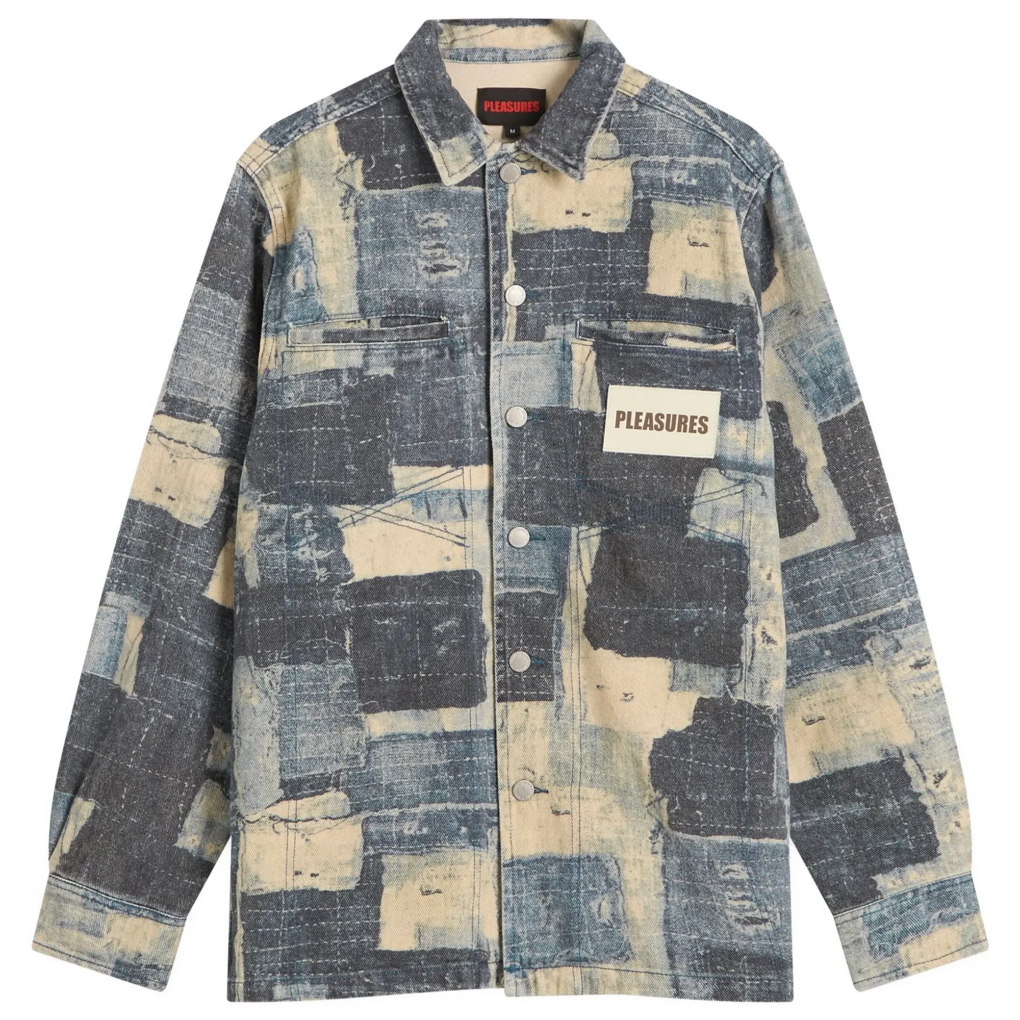 Pleasures Men's Boro Work Jacket Indigo