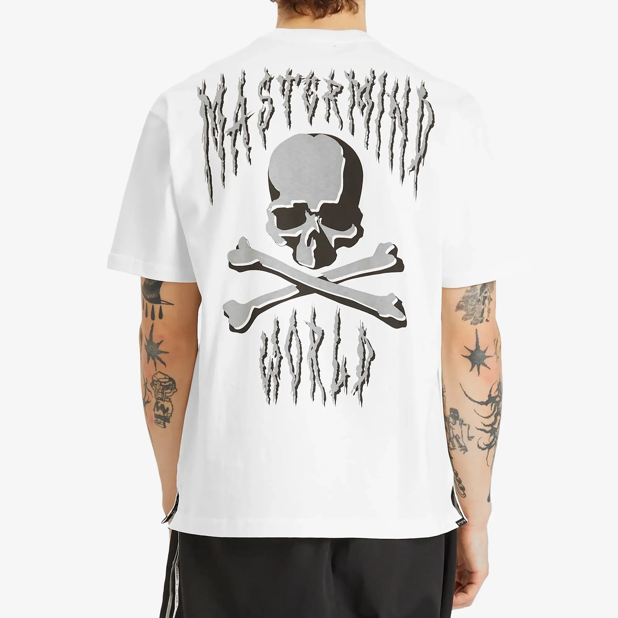 MASTERMIND WORLD Men's Death Metal T-Shirt White