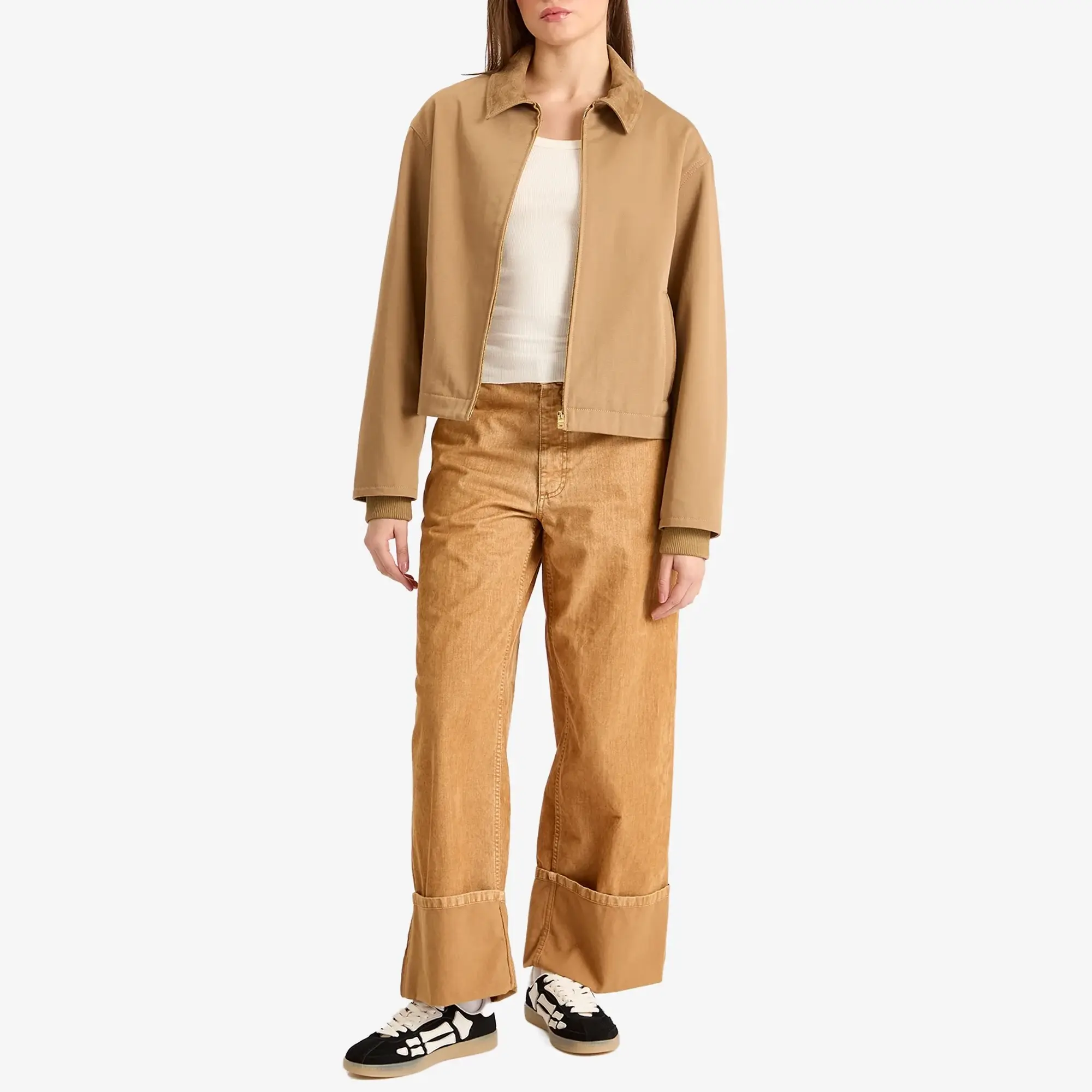 AMIRI Women's Quad Work Jacket Camel