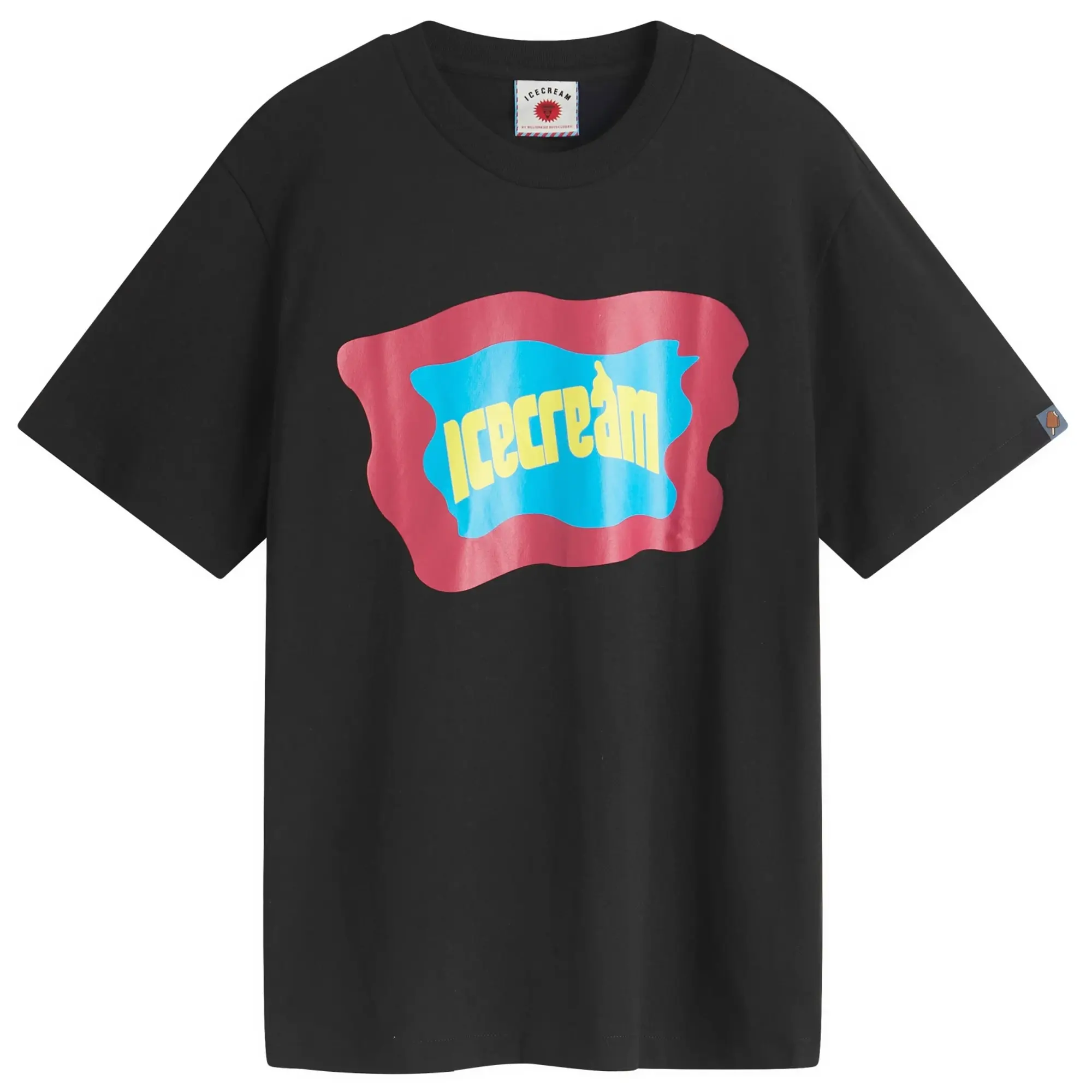 ICECREAM Block Logo T-Shirt, Black