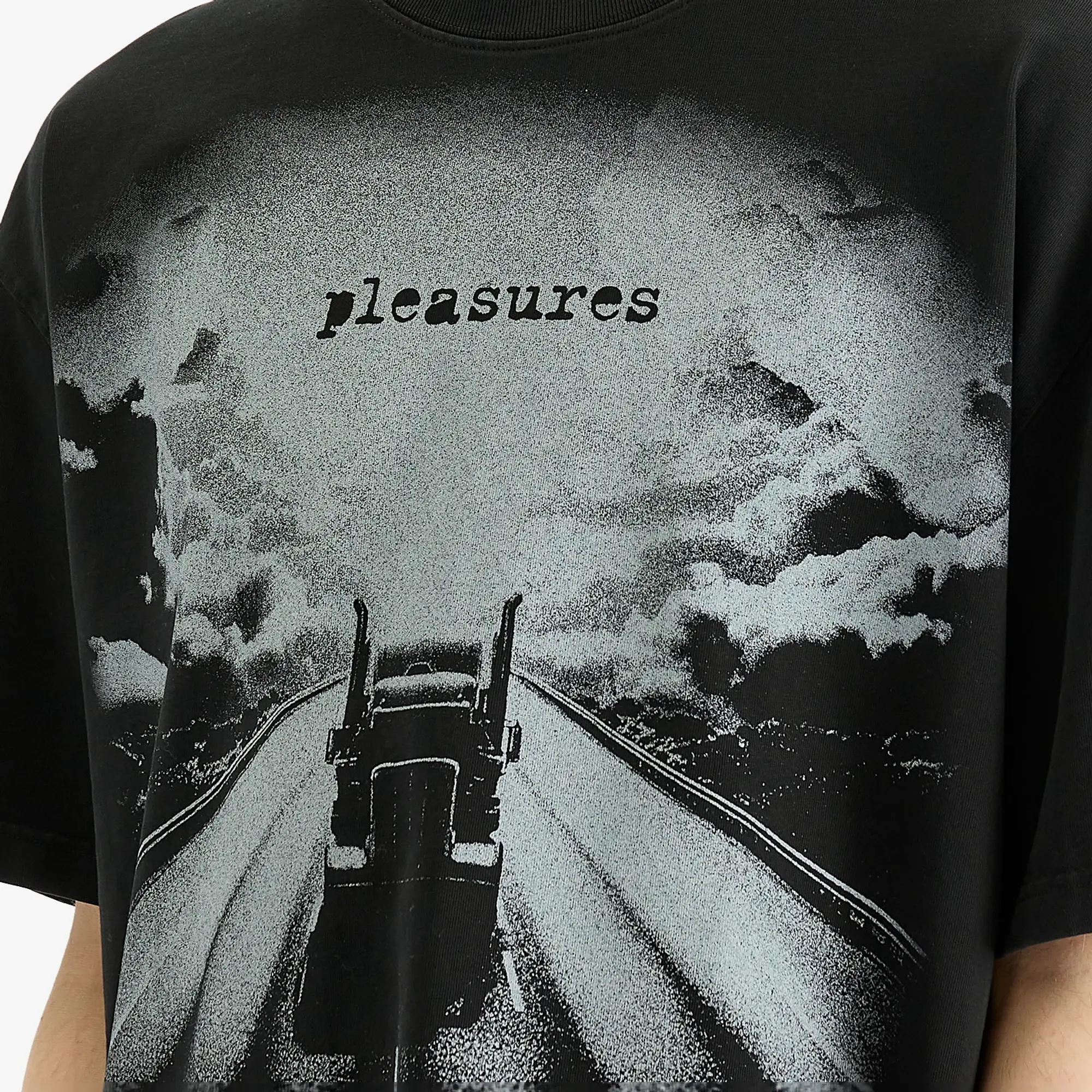Pleasures Men's Truck Heavyweight T-Shirt Black