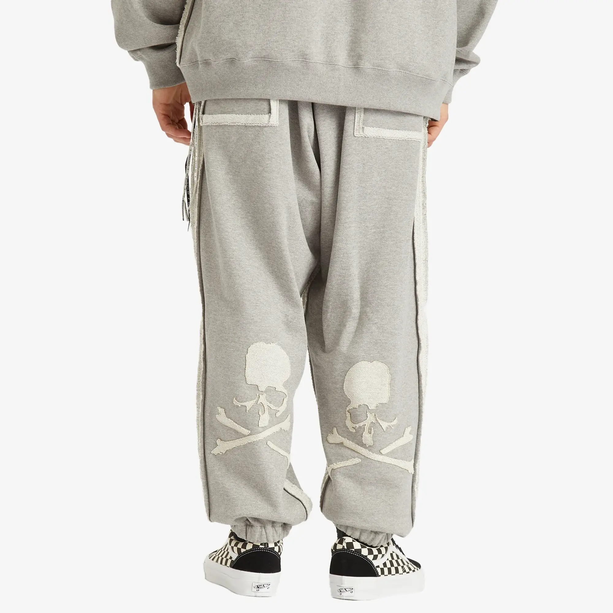 MASTERMIND WORLD Men's Cut-Off Sweat Pants Top Grey
