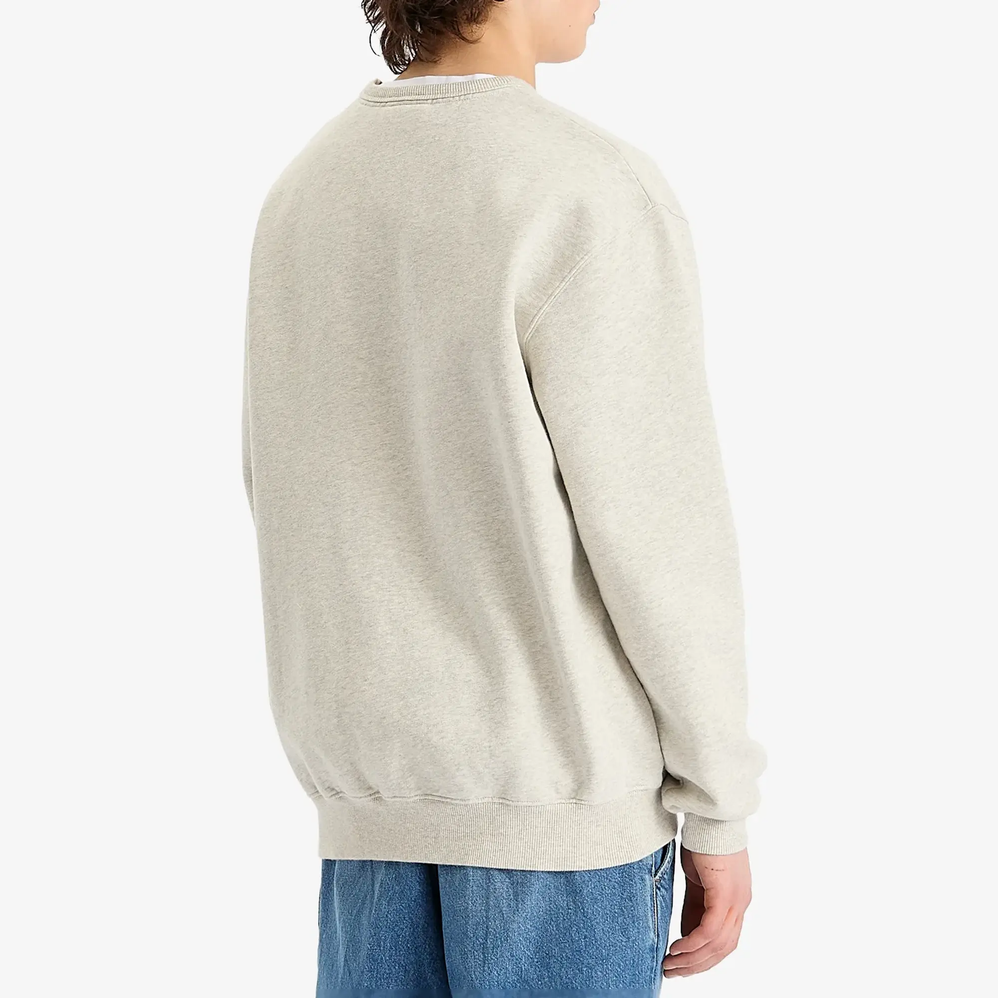 Foret Men's Noon Element Crew Sweatshirt Snow Melange