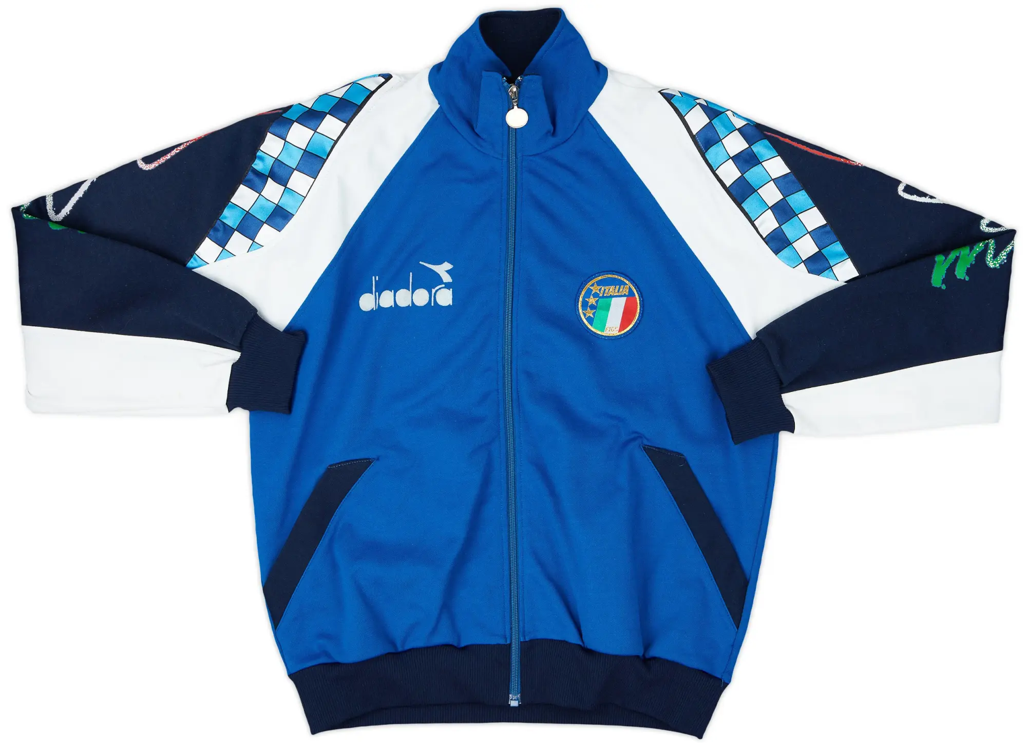 1990 Italy Diadora Track Jacket - 8/10 - (XL)