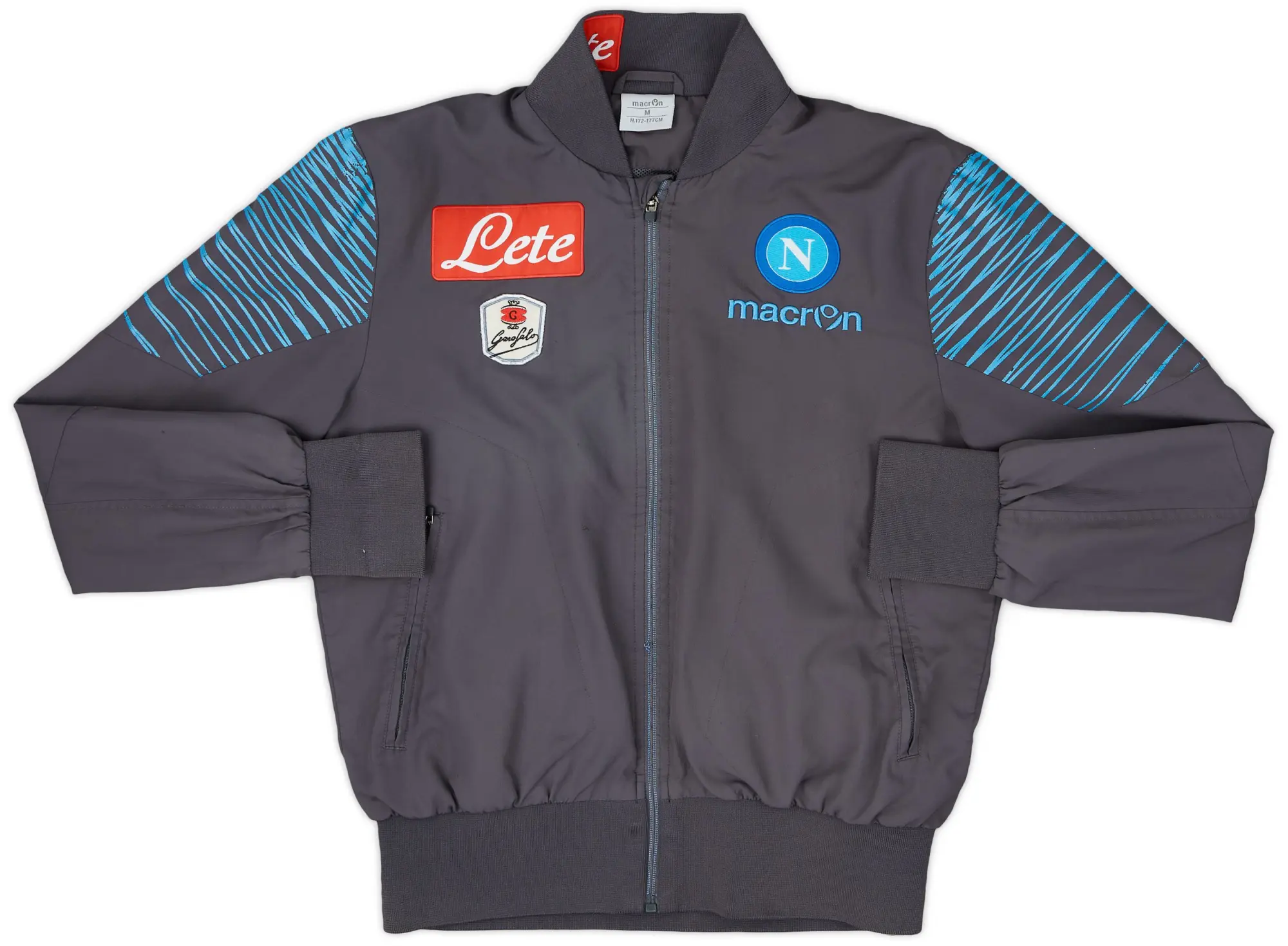 2014-15 Napoli Macron Track Jacket - 7/10 - (M)