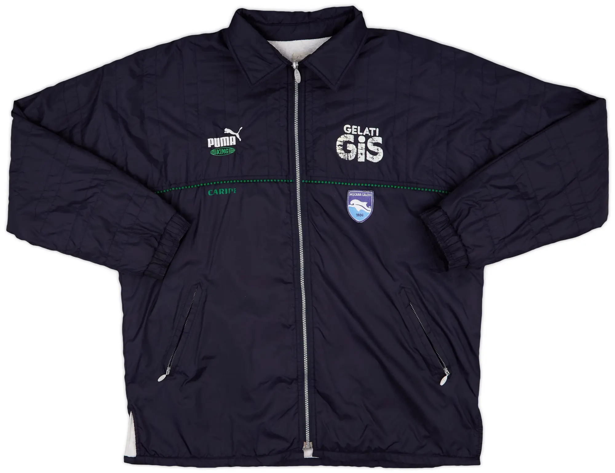 1997-98 Pescara Puma Padded Bench Coat - 5/10 - (L)
