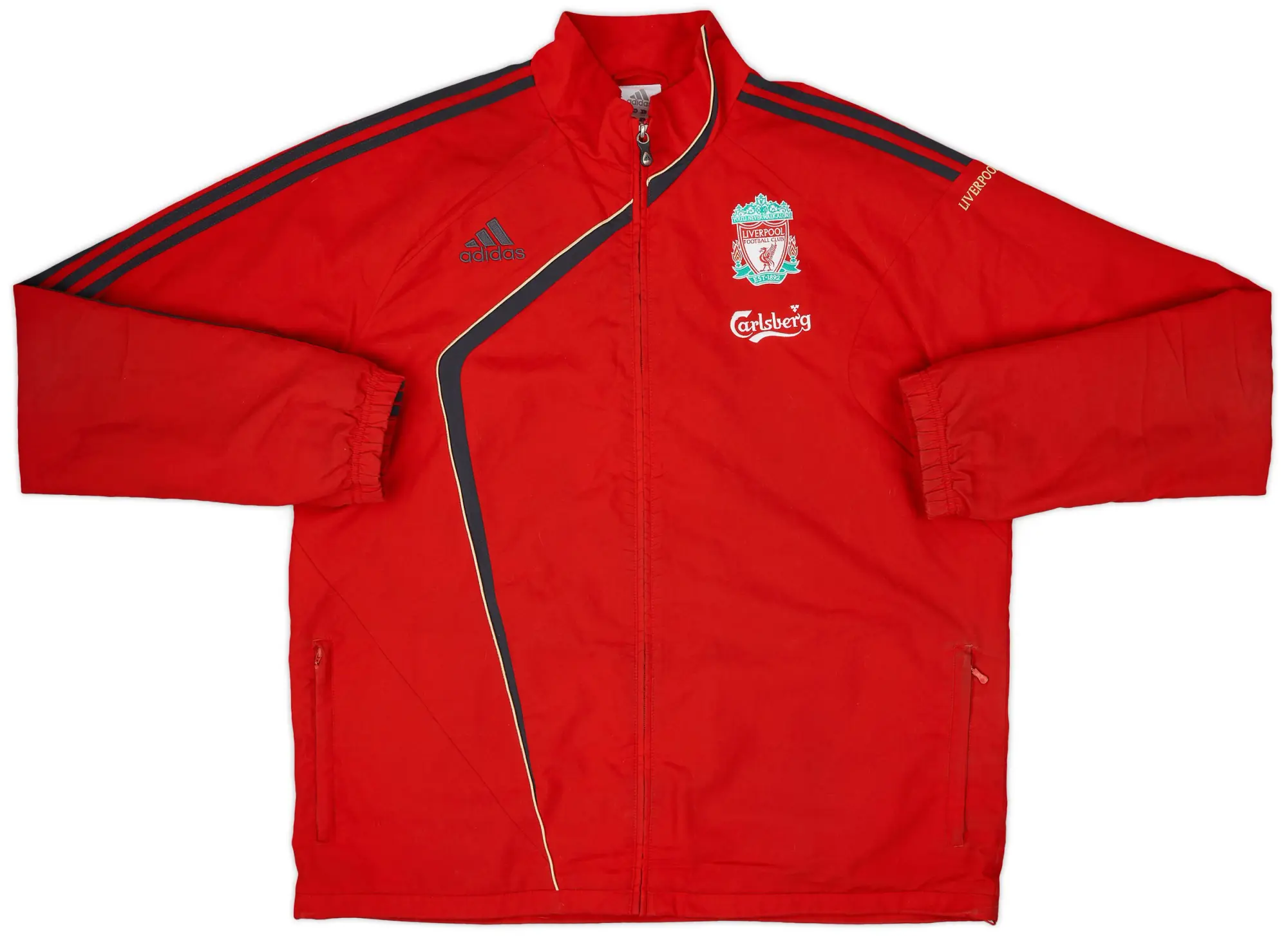 2009-10 Liverpool adidas Track Jacket - 8/10 - (XXL)