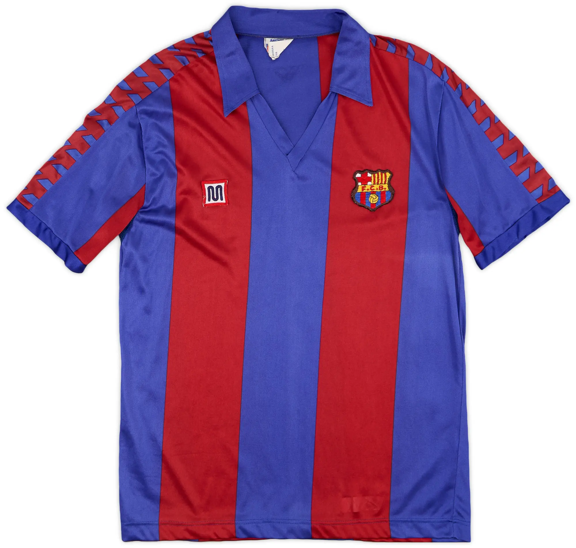 Meyba 1984-89 Barcelona Home Shirt - 7/10 - (L)