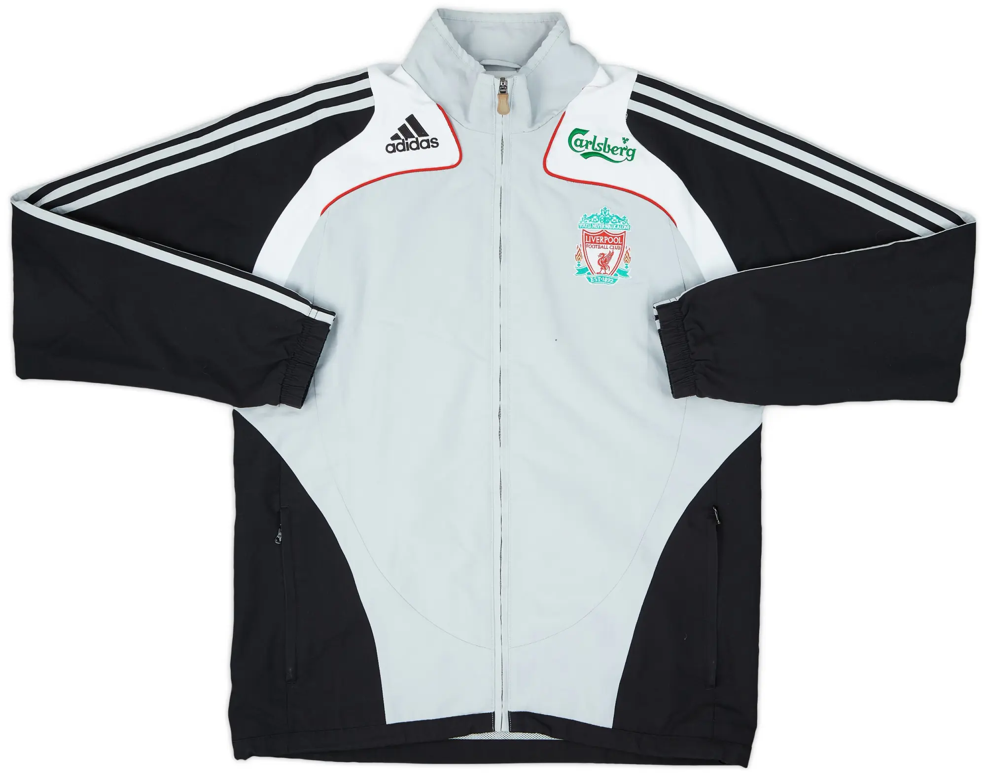 2008-09 Liverpool adidas Track Jacket - 8/10 - (M)