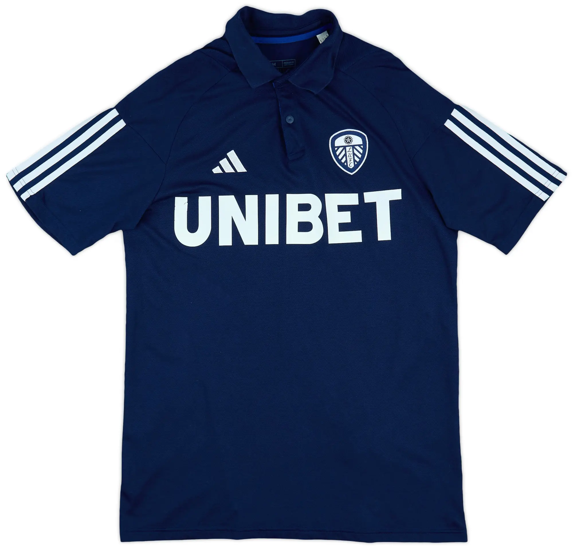 2023-24 Leeds adidas Polo Shirt - 7/10 - (M)