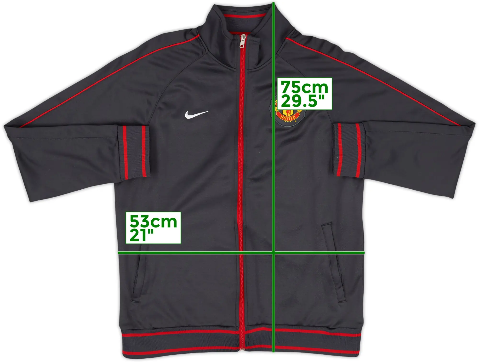 2010-11 Manchester United Nike Track Jacket - 5/10 - (S)