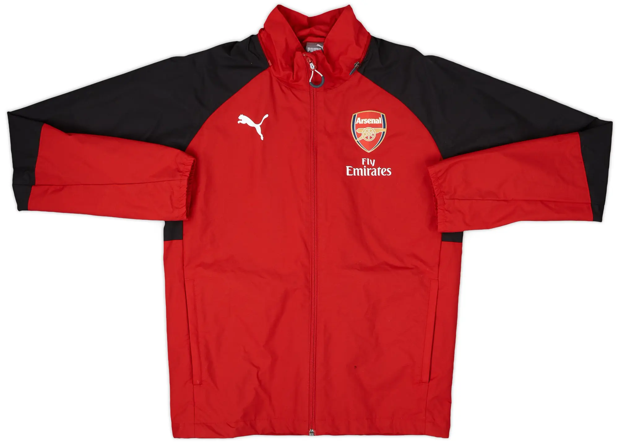 2017-18 Arsenal Puma Hooded Rain Jacket - 5/10 - (S)