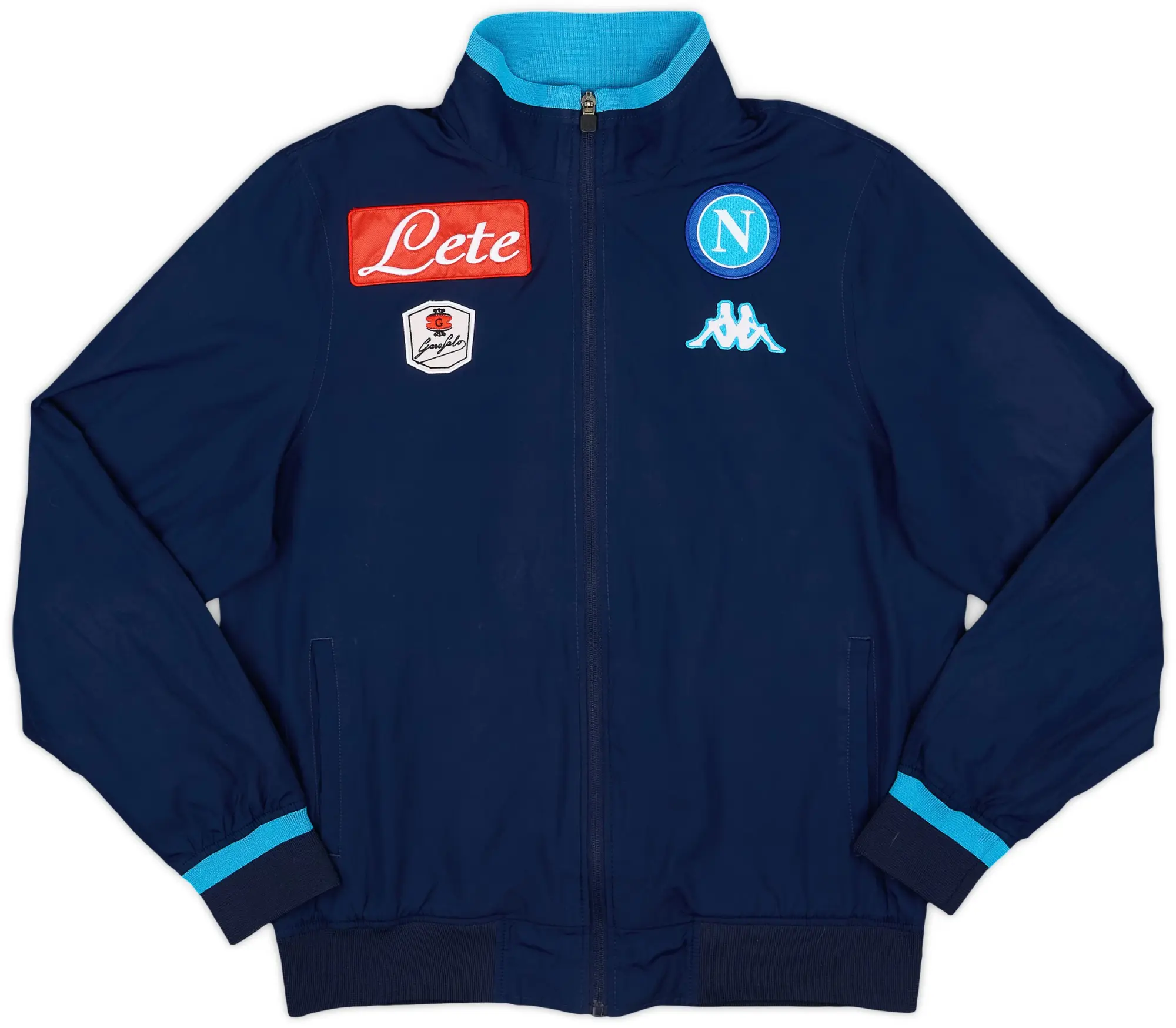 2015-16 Napoli Kappa Track Jacket - 8/10 - (M)