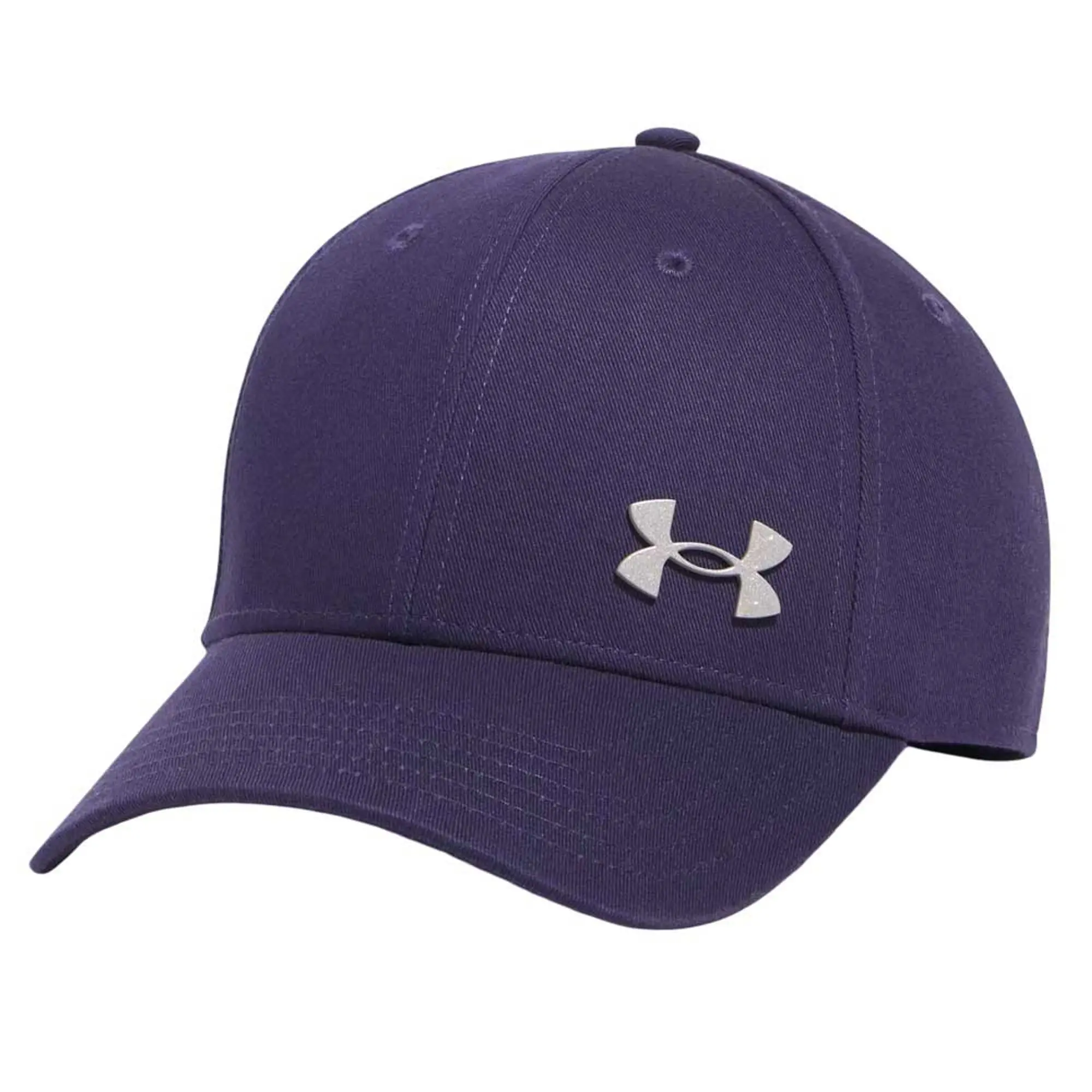 Men's  Under Armour  Sportstyle Metal Adjustable Cap Midnight Navy / Silver OSFM