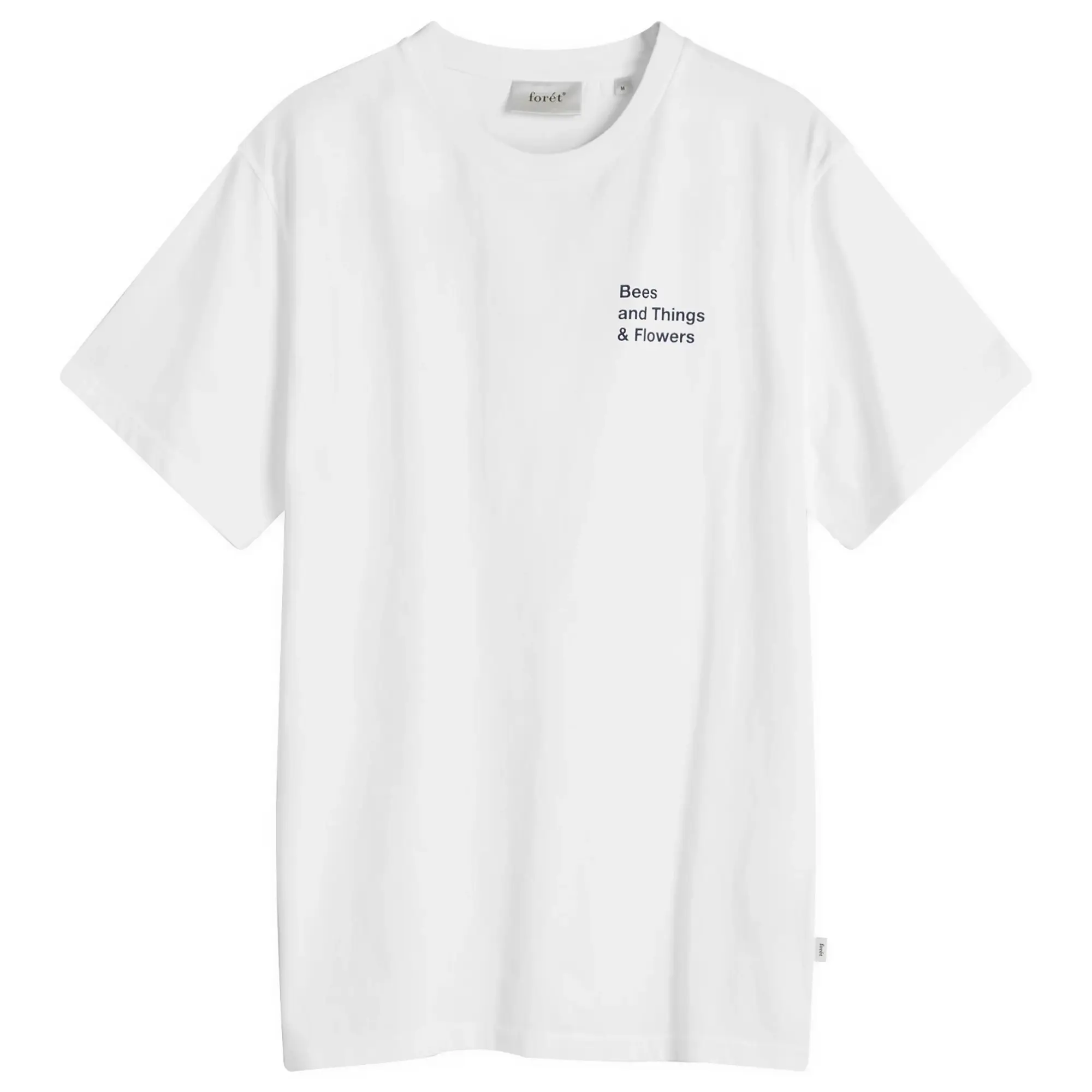 Foret Men's Farm T-Shirt White/Navy