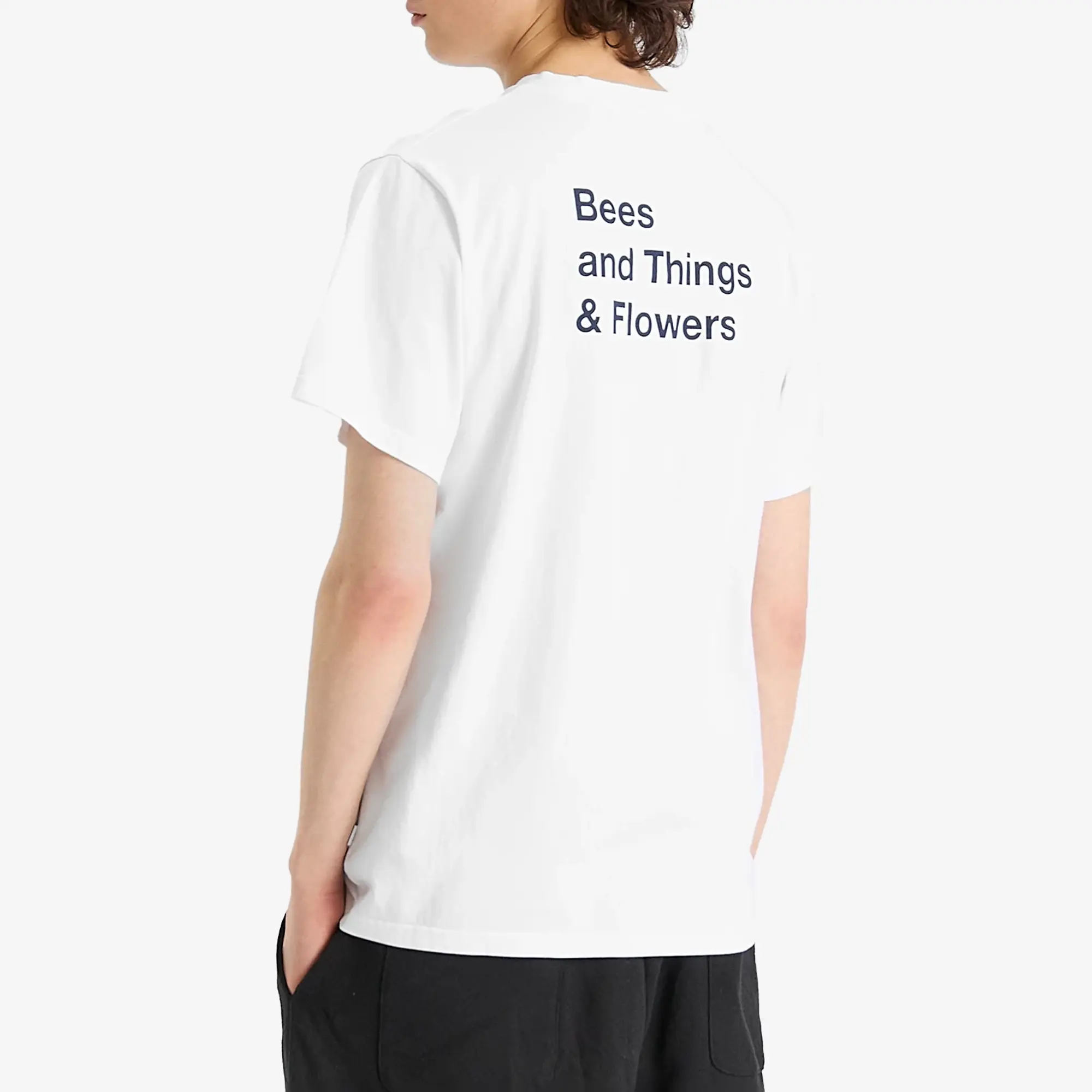 Foret Men's Farm T-Shirt White/Navy