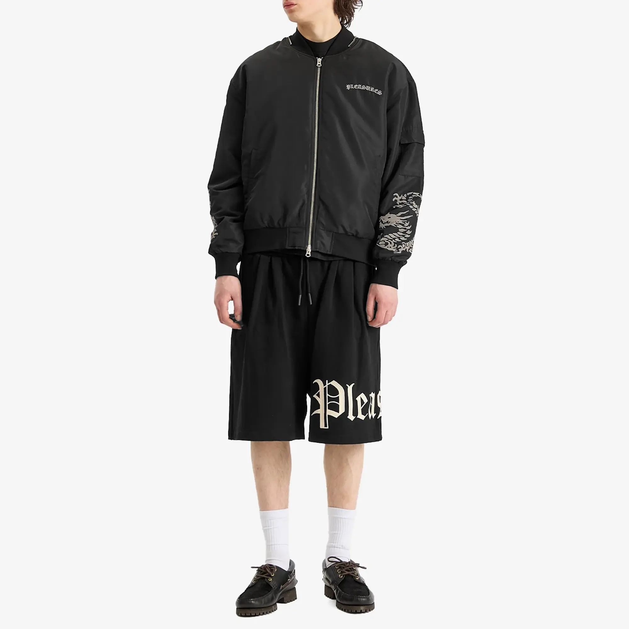 Pleasures Men's OE Wide Shorts Black
