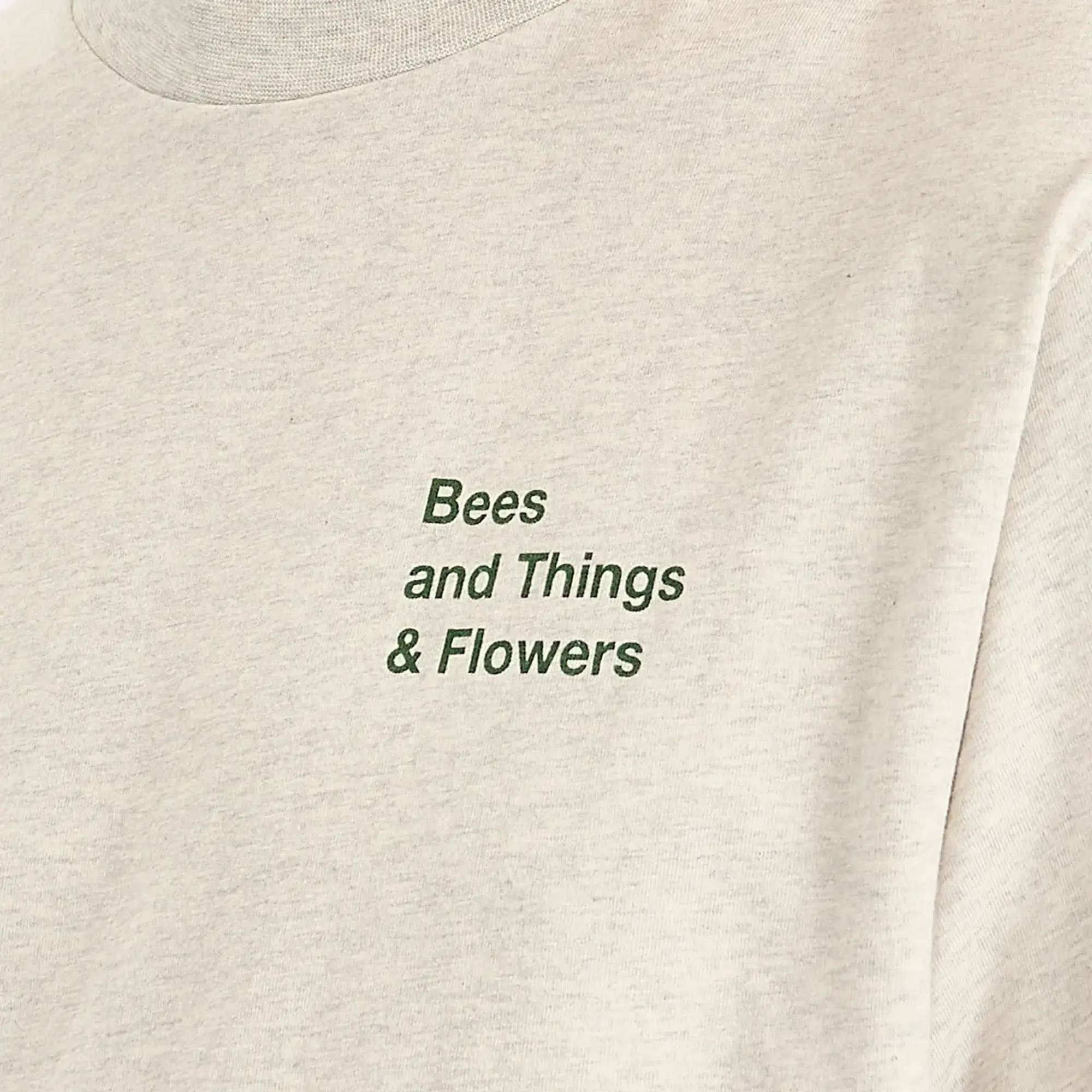 Foret Men's Farm T-Shirt Snow Mélange/Green