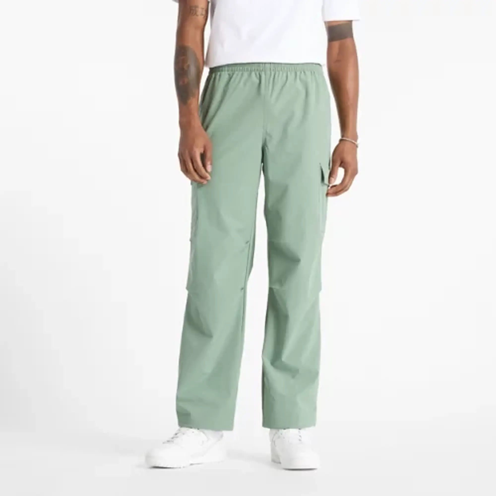 New Balance Men's Ripstop Cargo Pant in Green Polywoven