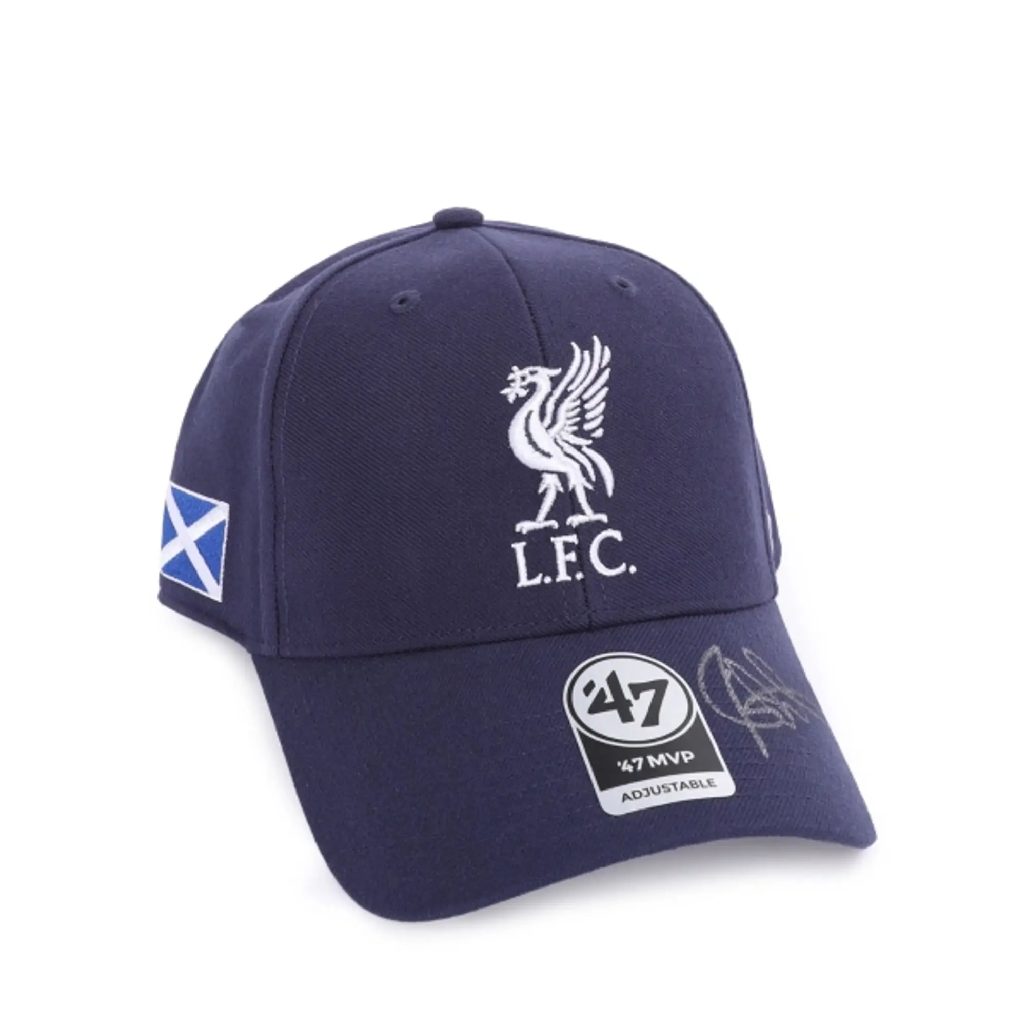 Liverpool FC LFC Signed Robertson Scotland Cap