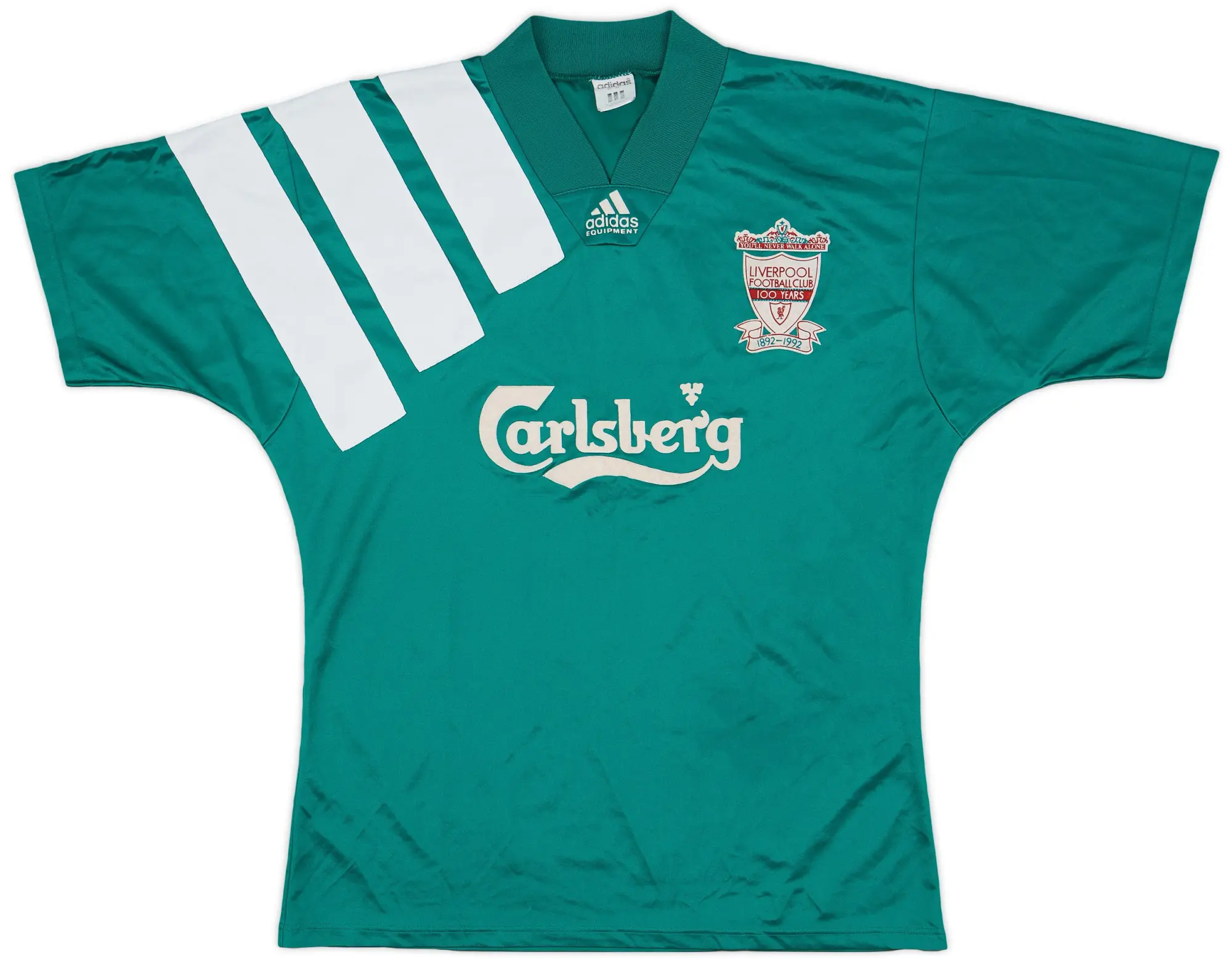 adidas 1992-93 Liverpool Centenary Away Shirt - 8/10 - (L)