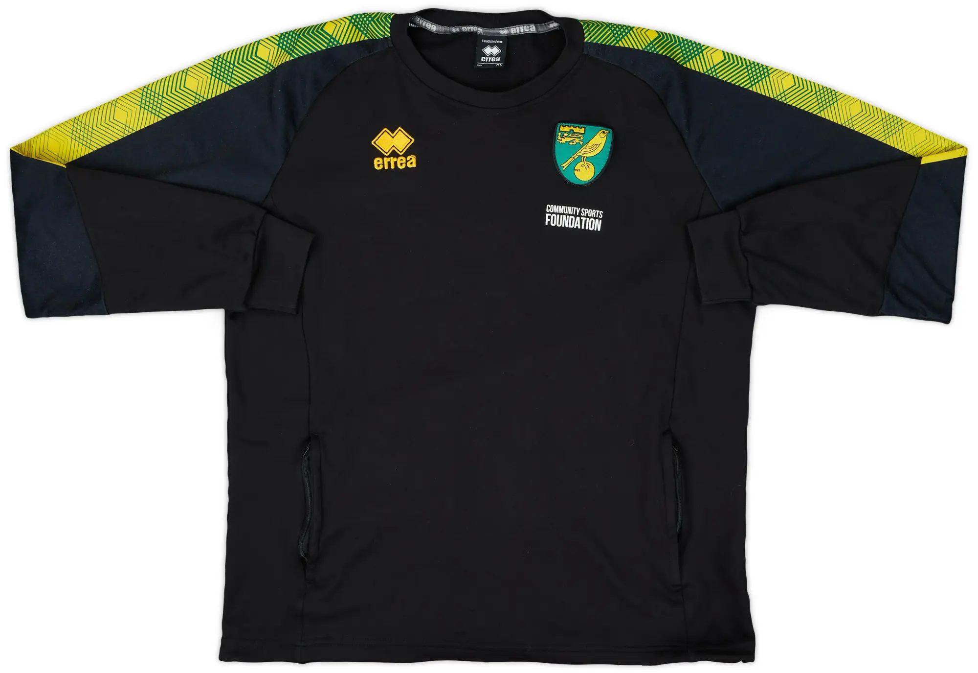 2019-20 Norwich Foundation Errea Sweat Top - 7/10 - (XL)