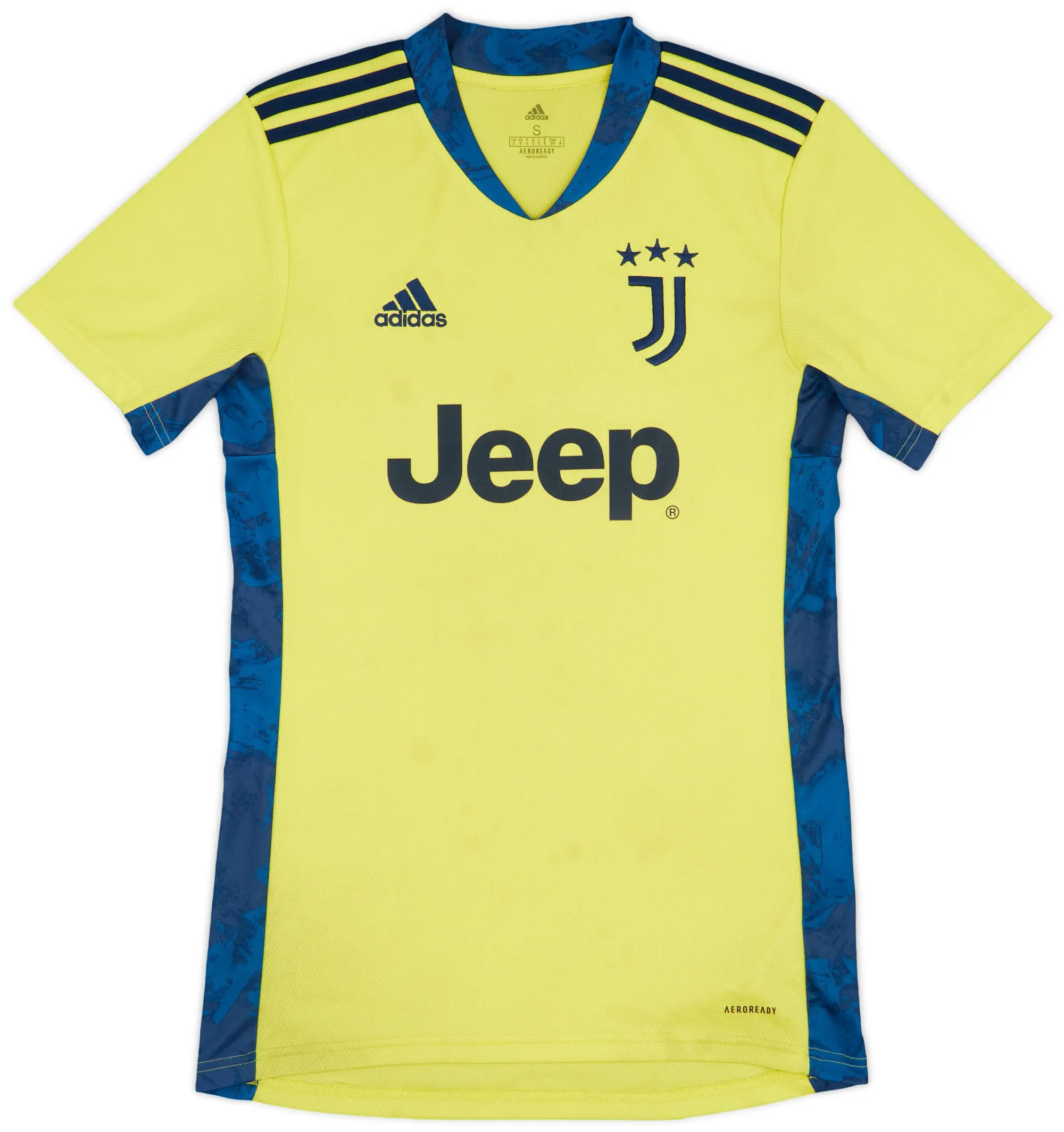 adidas 2020-21 Juventus GK S/S Shirt - 6/10 - (S)