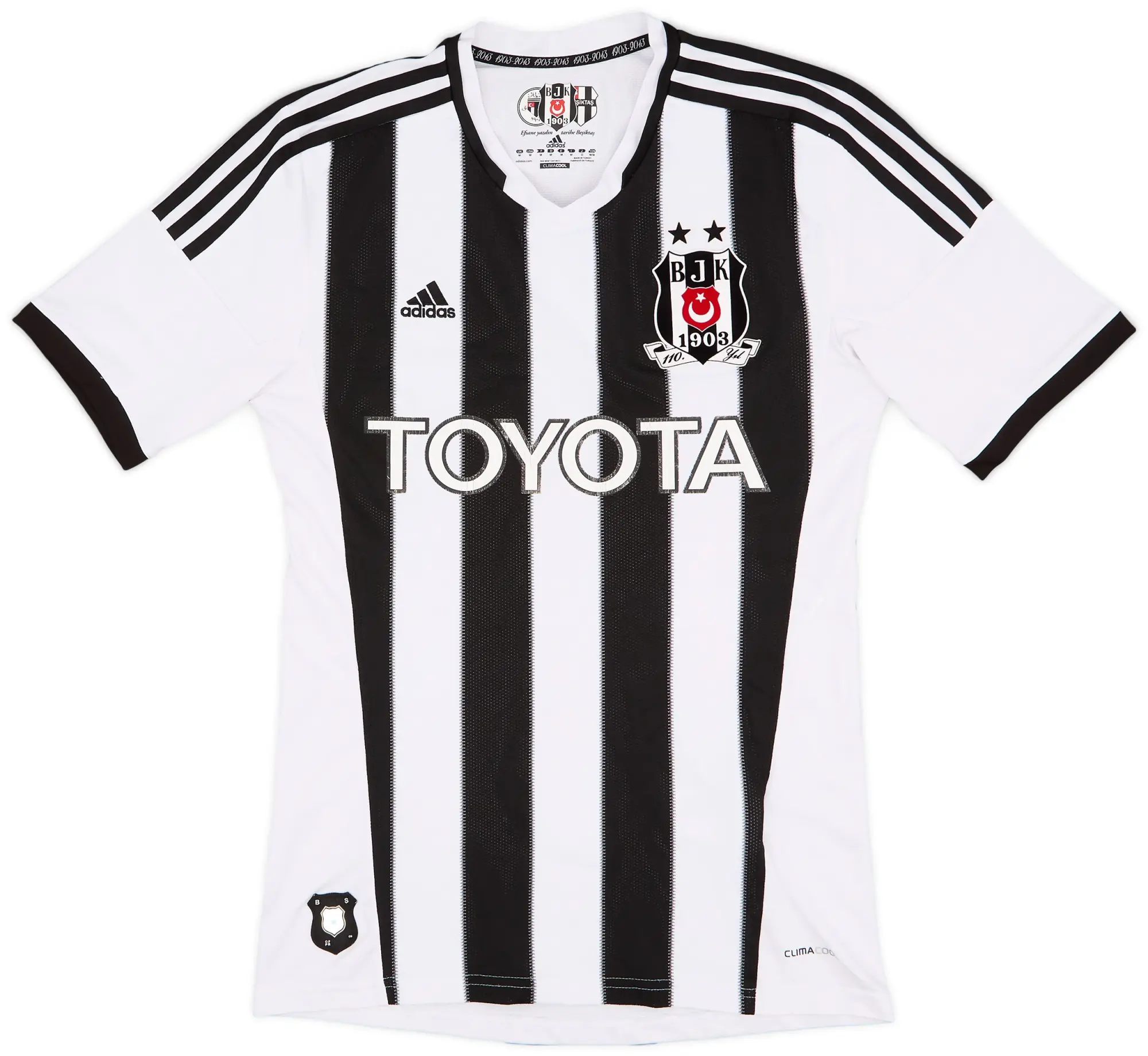 adidas 2013-14 Besiktas Home Shirt - 5/10 - (M)
