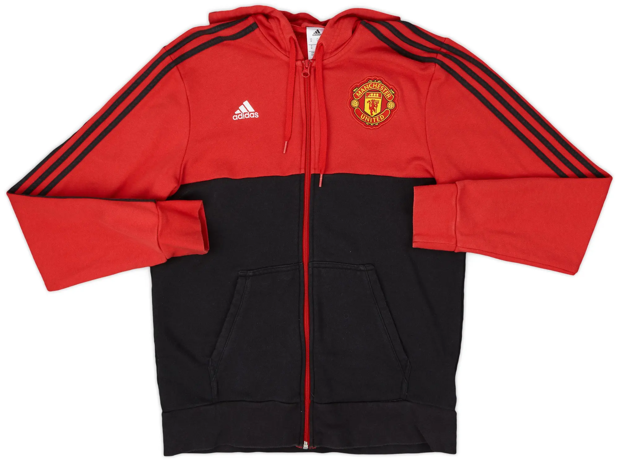 2017-18 Manchester United adidas Hooded Track Jacket - 7/10 - (M)